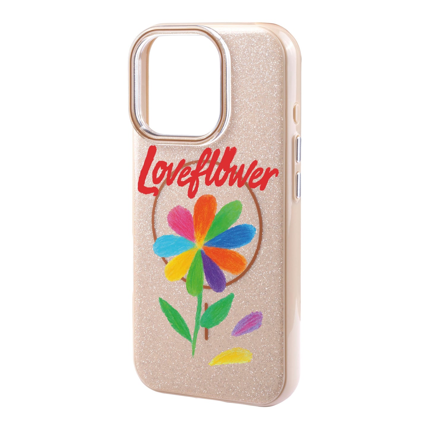 LOVE FLOWER-iPhone 14 Plus Radiant Kılıf MagSafe Özellikli