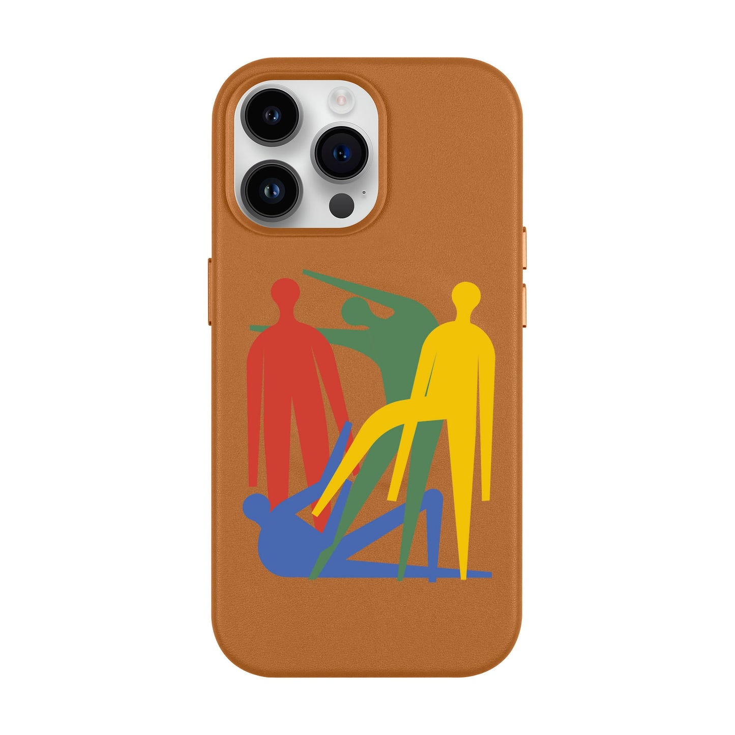 MANBOS-iPhone 14 Pro Max Leather Kılıf MagSafe Özellikli