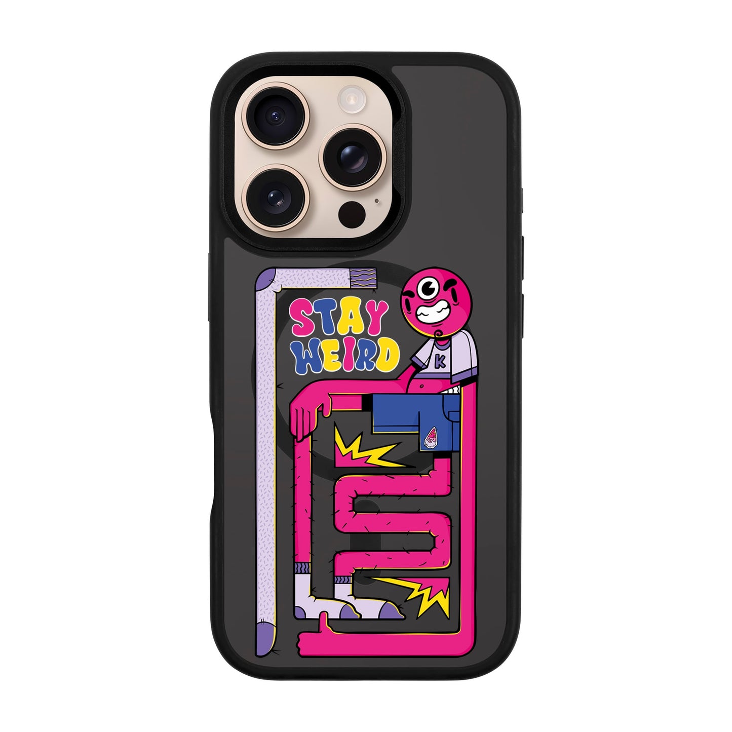 OG TOOTHY-iPhone 16 Pro Rise Kılıf MagSafe Özellikli