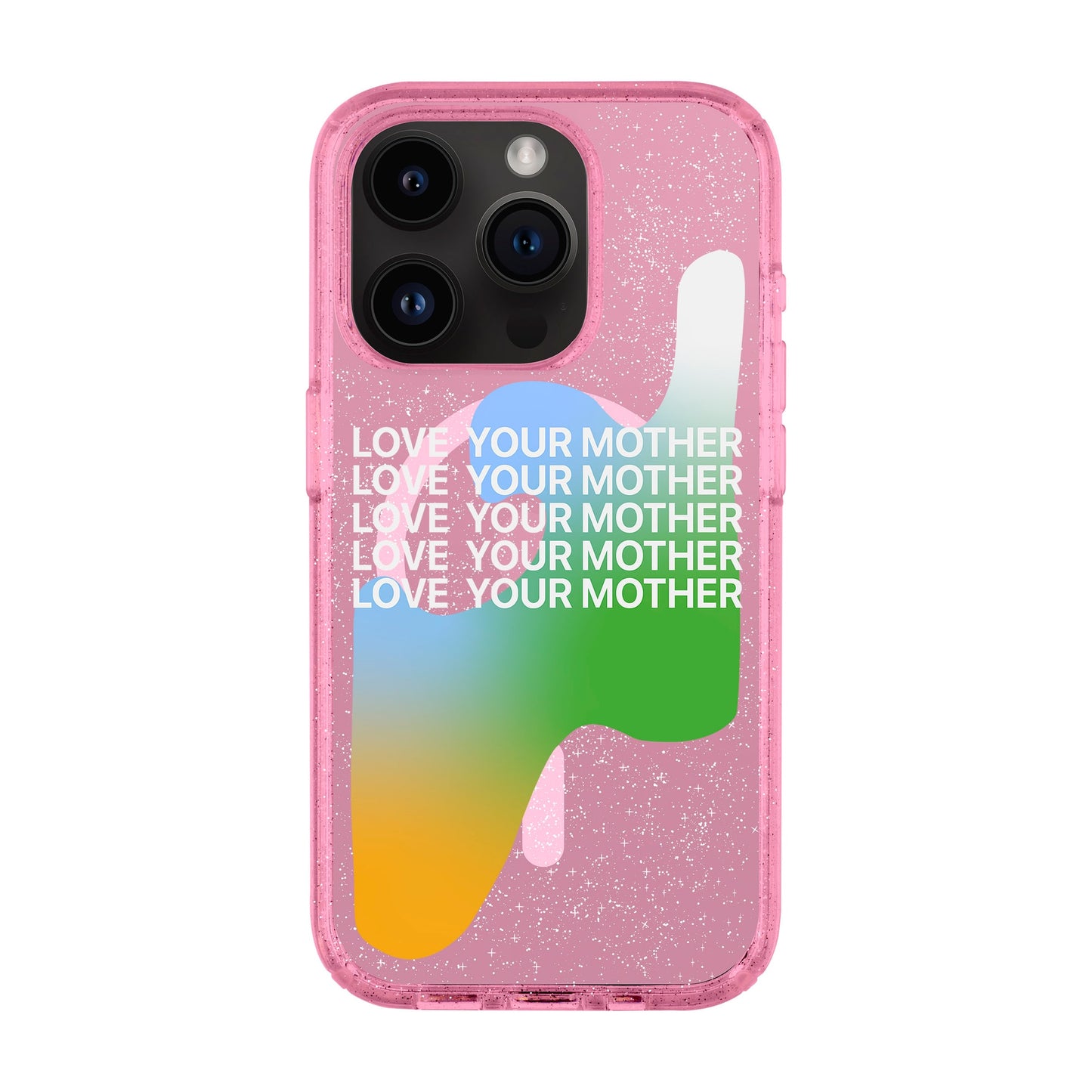 LOVE YOUR MOTHER-iPhone 14 Pro Shiny Kılıf MagSafe Özellikli