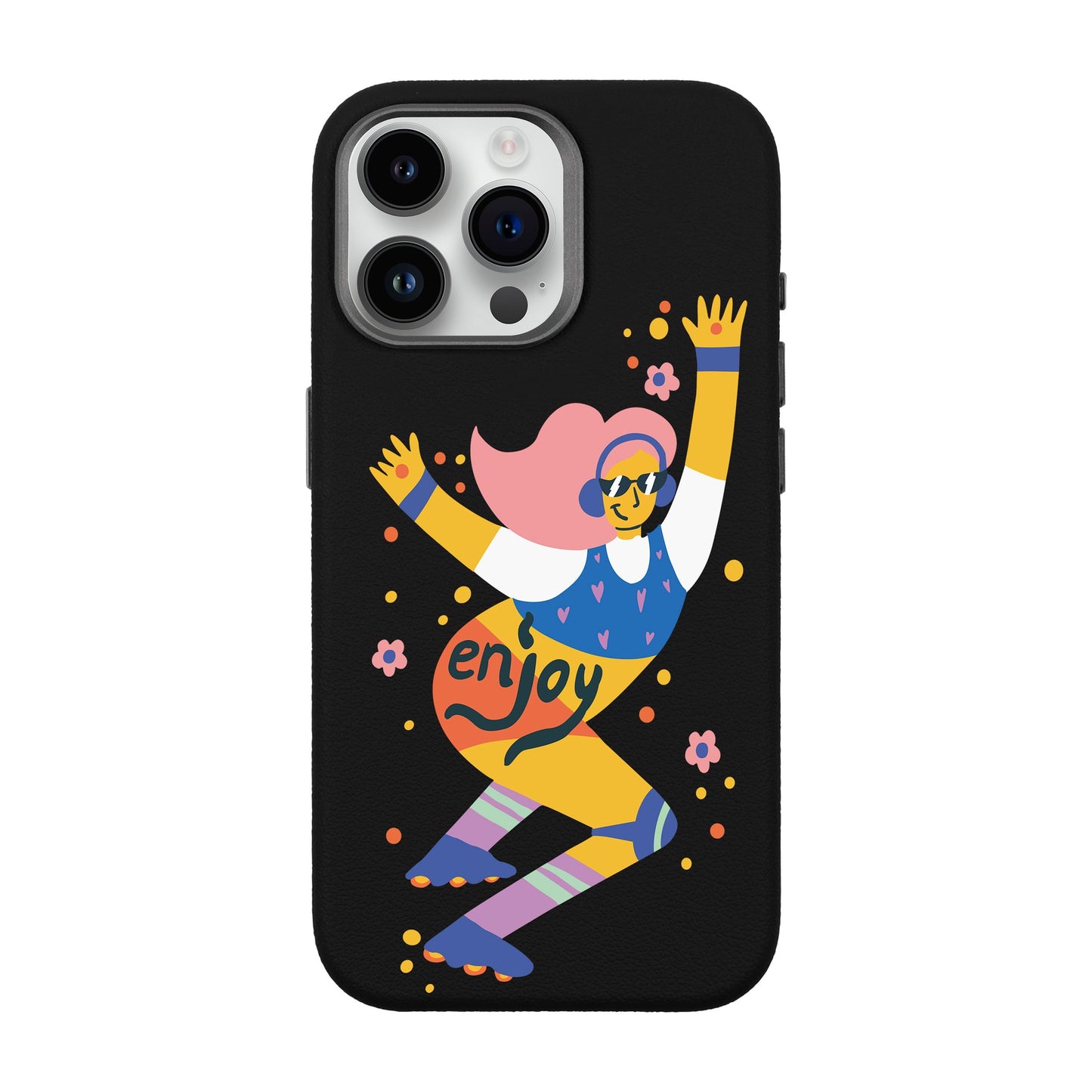 ENJOY-iPhone 14 Pro Max Leather Premium Kılıf MagSafe Özellikli