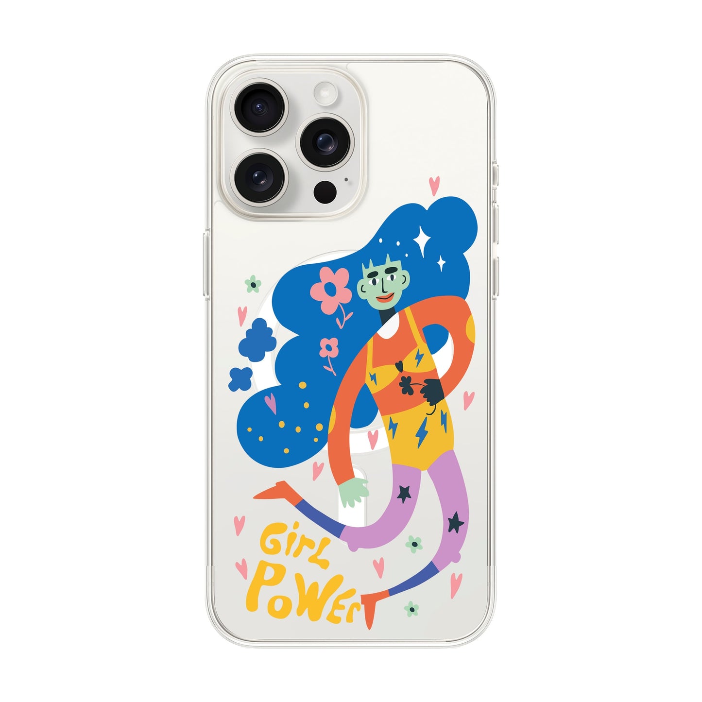 GIRL POWER-iPhone 15 Pro Max Solid Kılıf MagSafe Özellikli