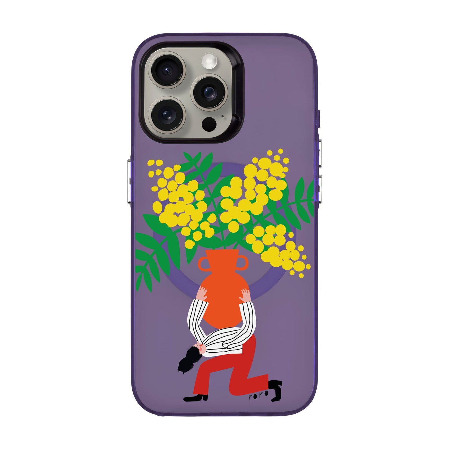 VASE-iPhone 15 Pro Max Hold Kılıf MagSafe Özellikli
