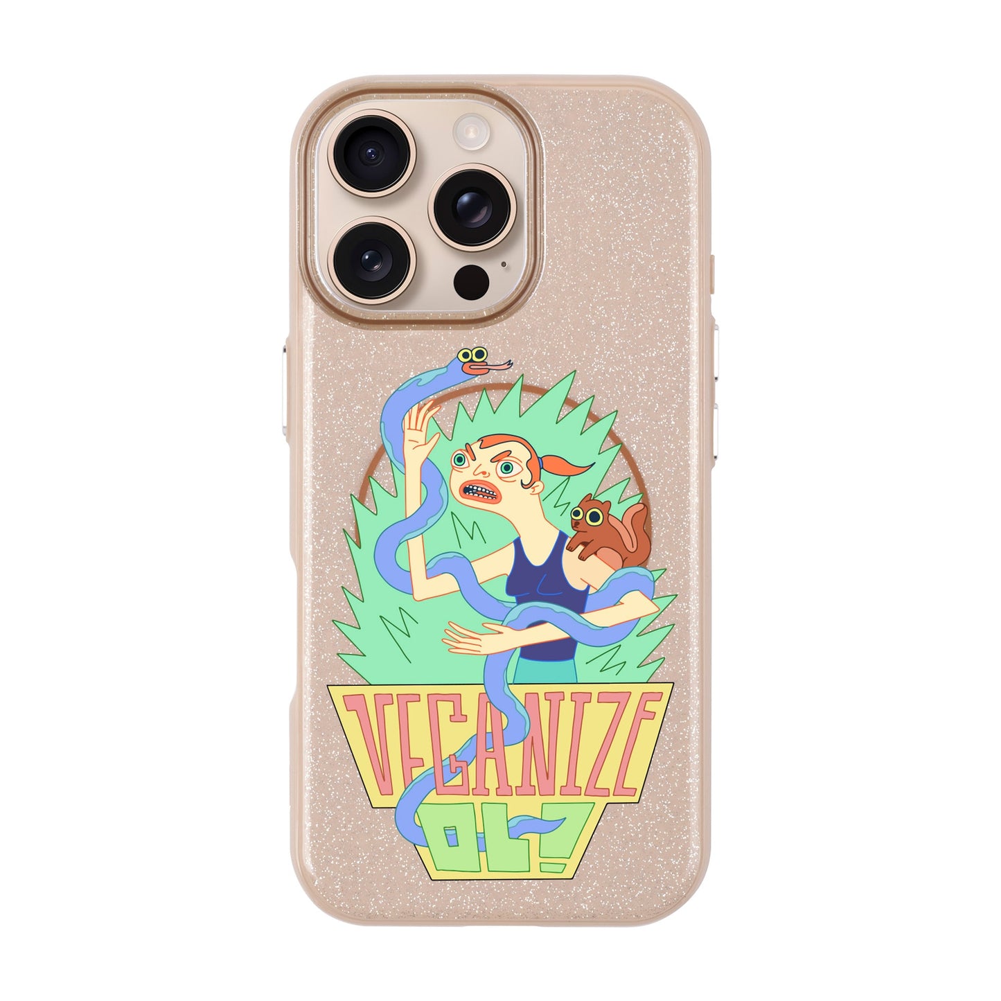 VEGANİZE-iPhone 16 Pro Max Radiant Kılıf MagSafe Özellikli