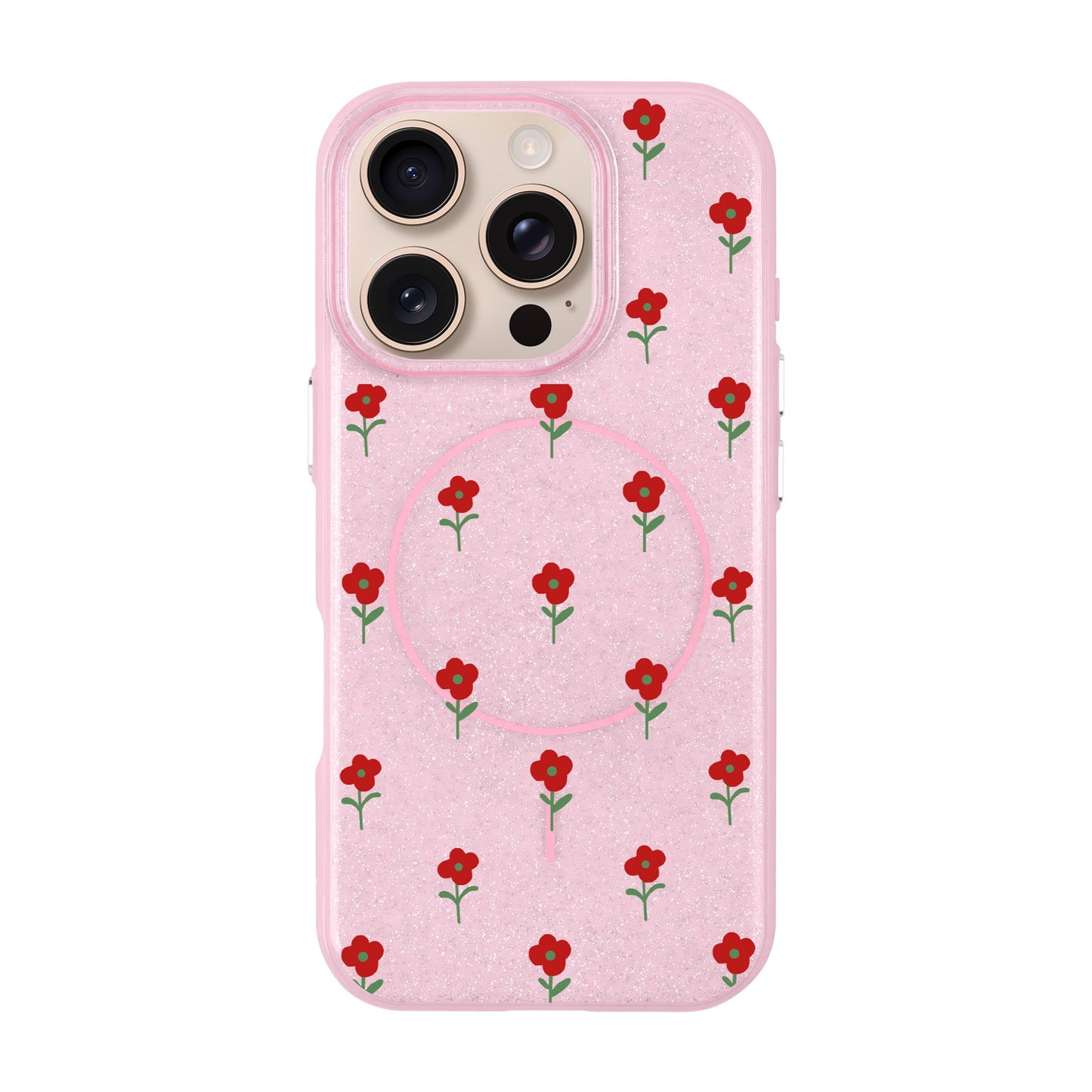 FLOWER POWER-iPhone 16 Pro Radiant Kılıf MagSafe Özellikli
