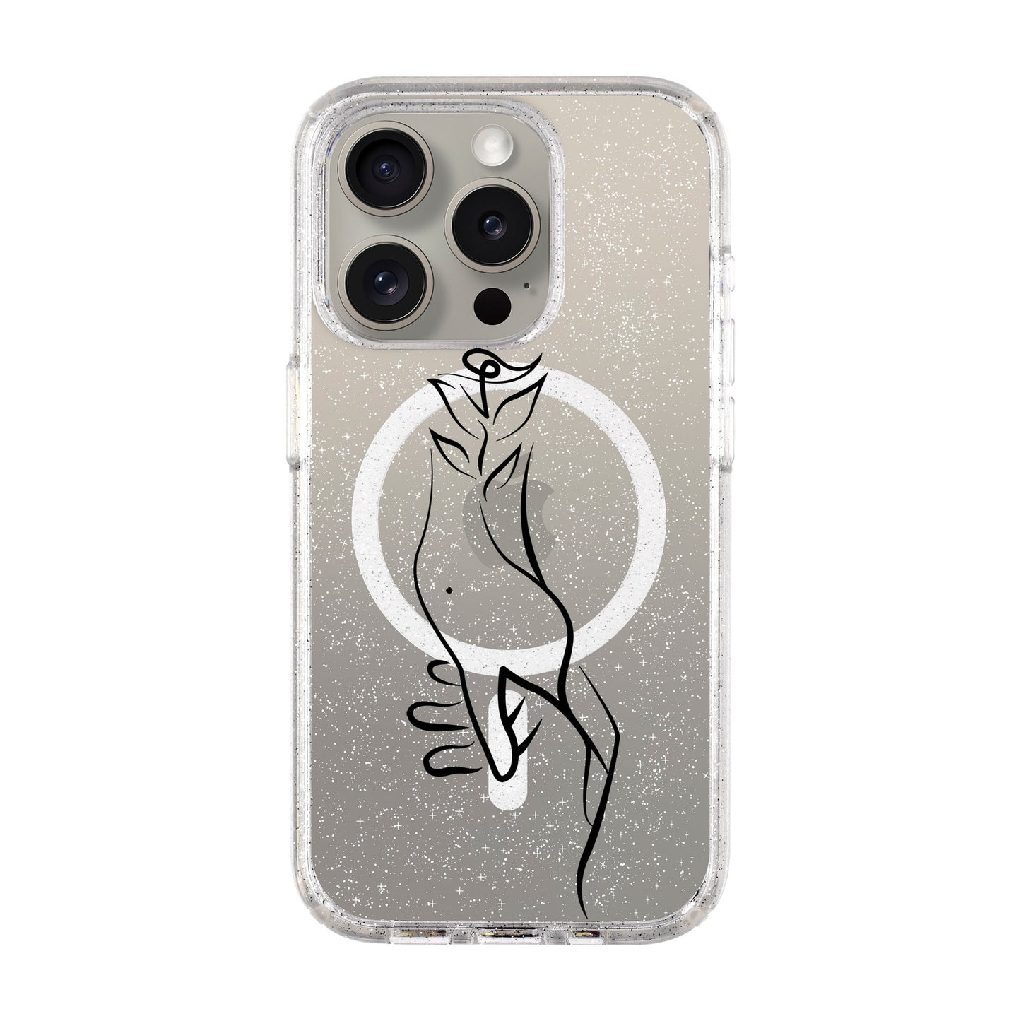 TOUCH-iPhone 15 Pro Shiny Kılıf MagSafe Özellikli