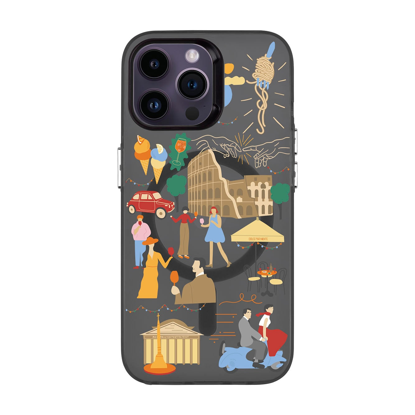 ROMA-iPhone 14 Pro Max Hold Kılıf MagSafe Özellikli