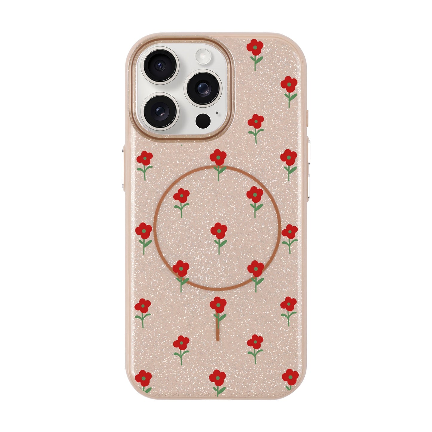 FLOWER POWER-iPhone 15 Pro Max Radiant Kılıf MagSafe Özellikli