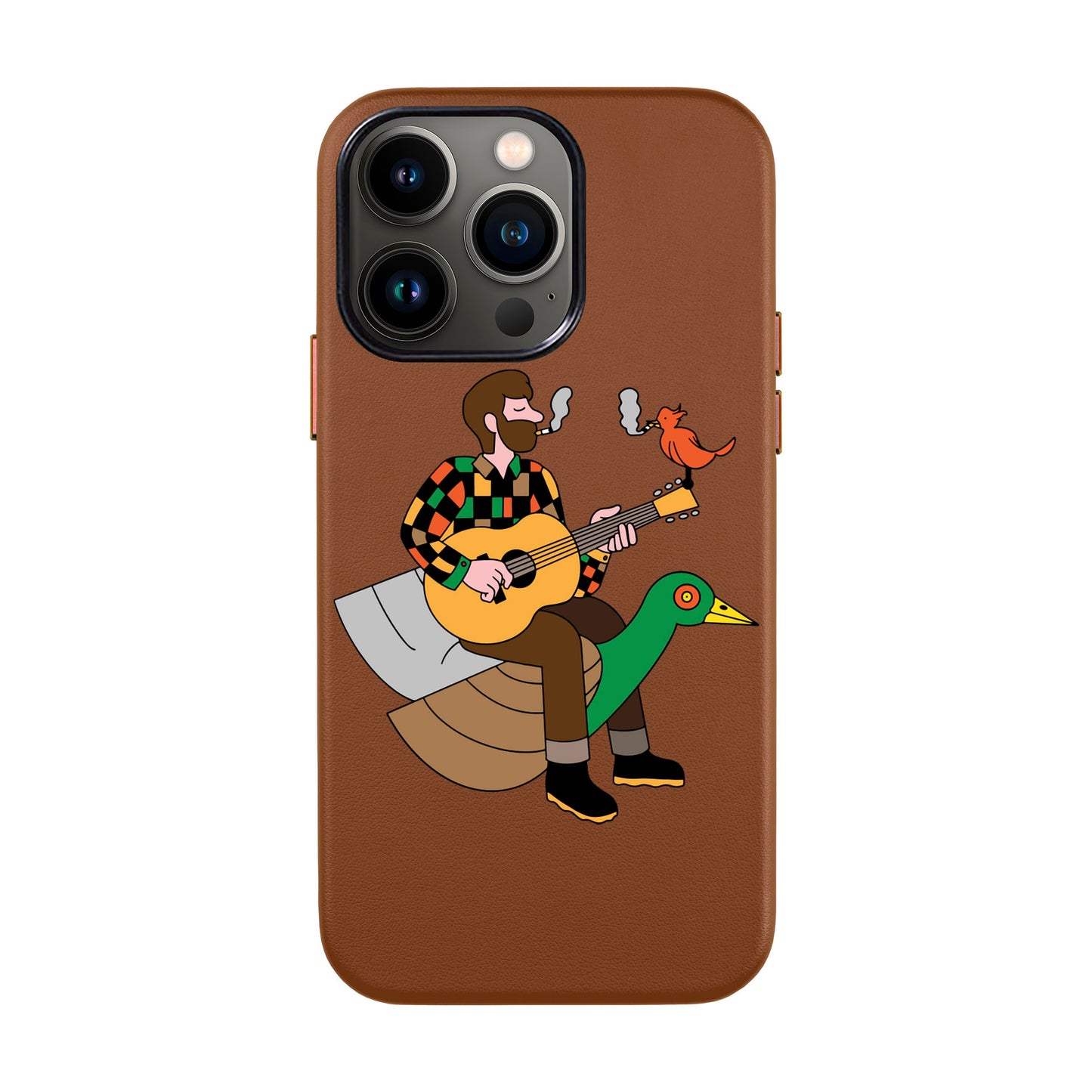 BIRDS OF A FEATHER-iPhone 13 Pro Max Leather Kılıf