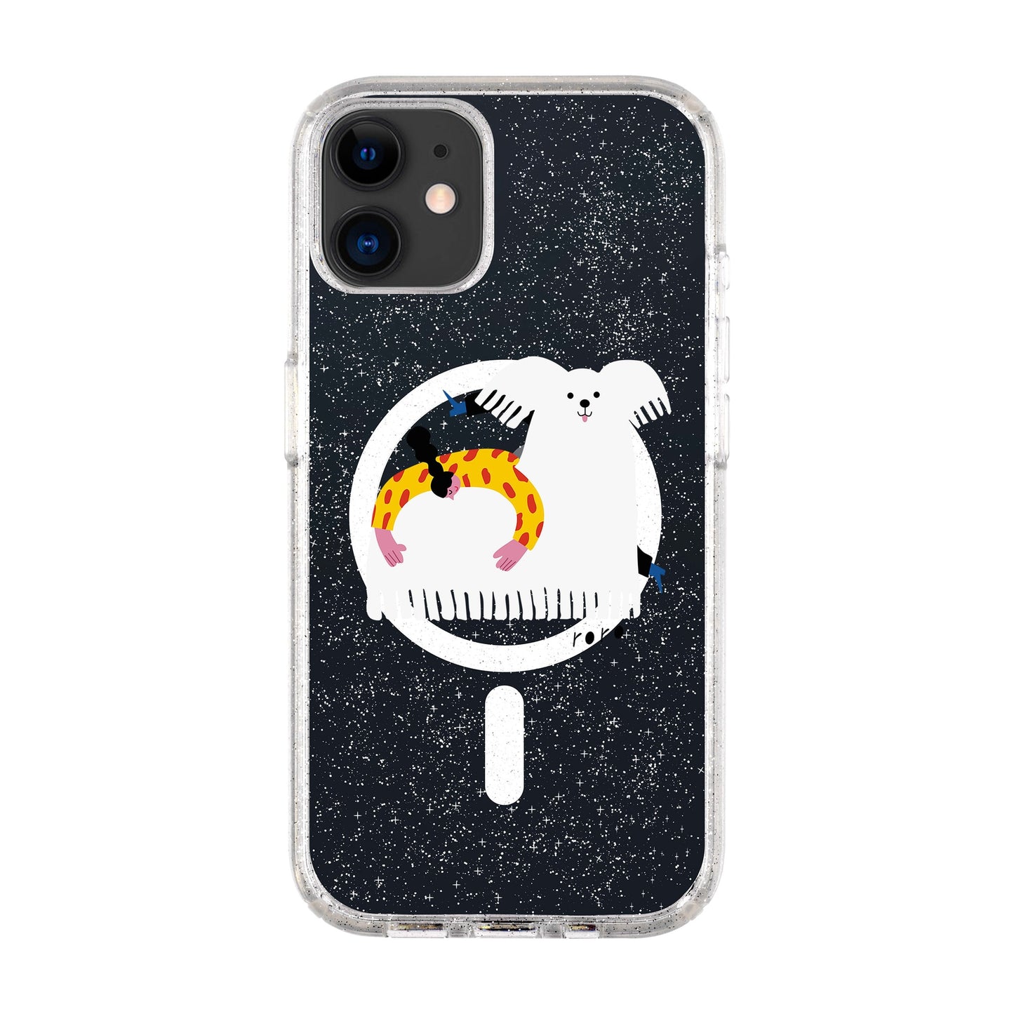 FANCY DOG-iPhone 11 Shiny Kılıf MagSafe Özellikli