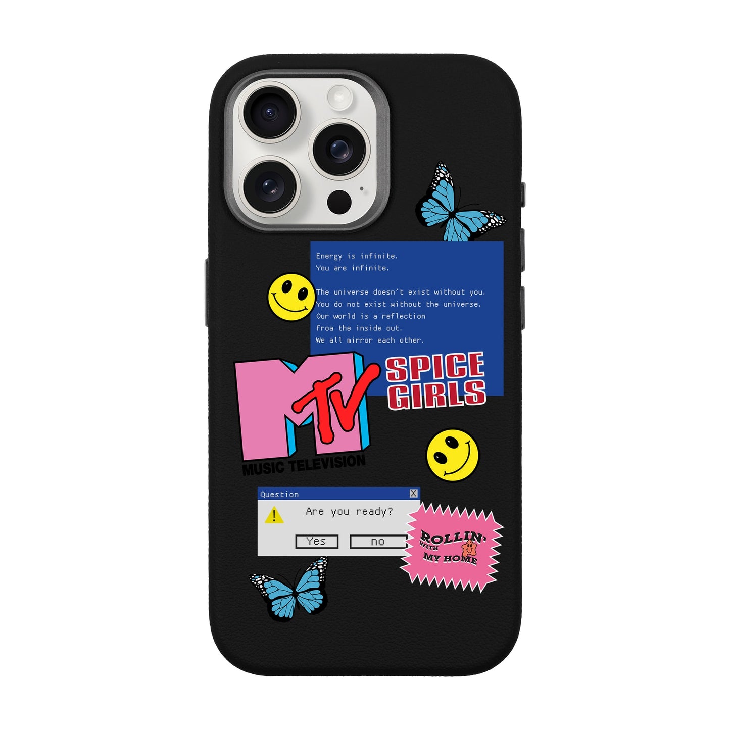 ARE YOU READY-iPhone 15 Pro Max Leather Premium Kılıf MagSafe Özellikli