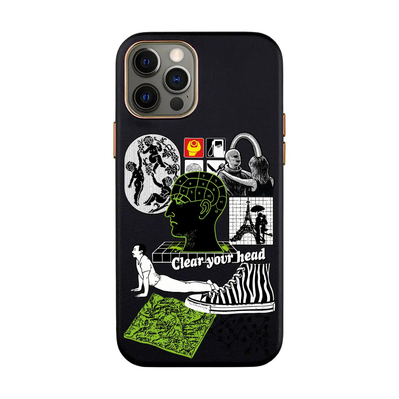 CLEAR YOUR HEAD-iPhone 7 / 8 / SE Leather Kılıf