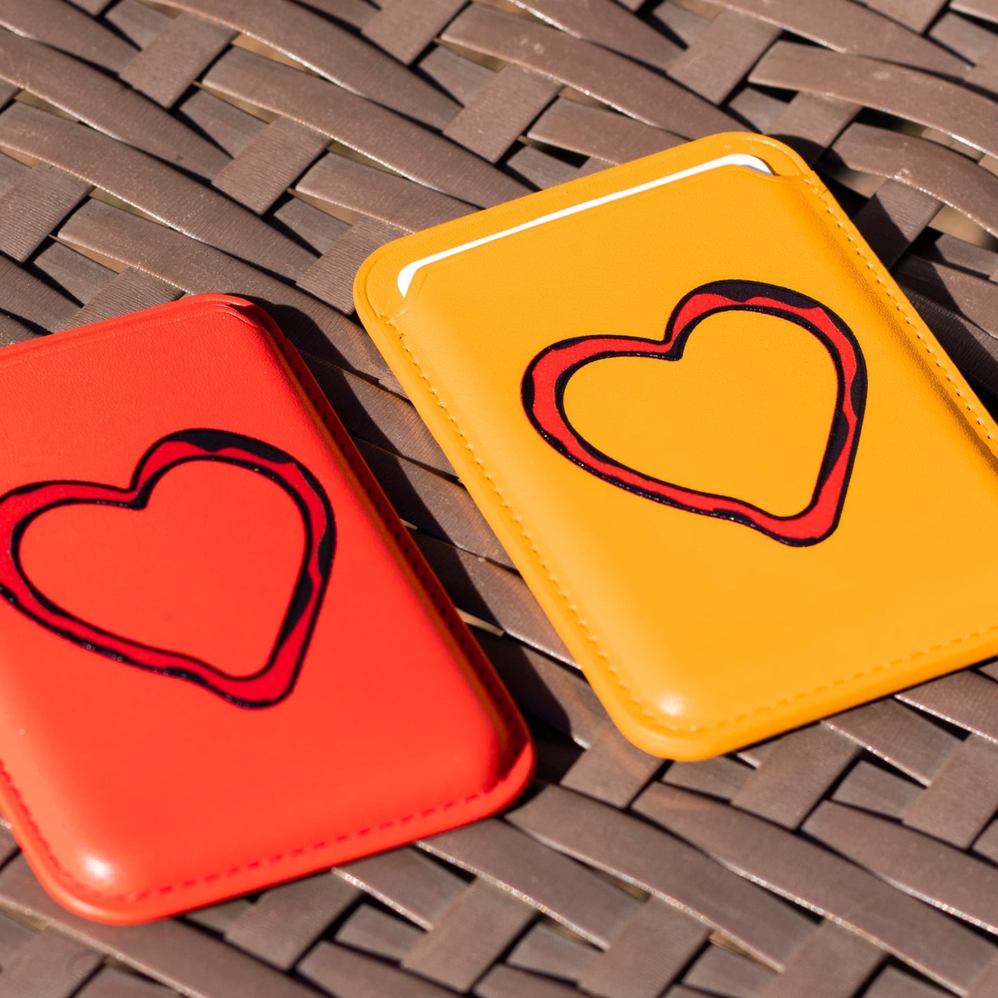 BOUNCE HEART-Leather Kartlık