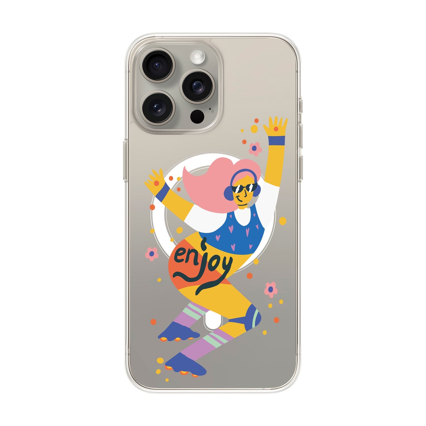 ENJOY-iPhone 15 Pro Max Solid Kılıf MagSafe Özellikli