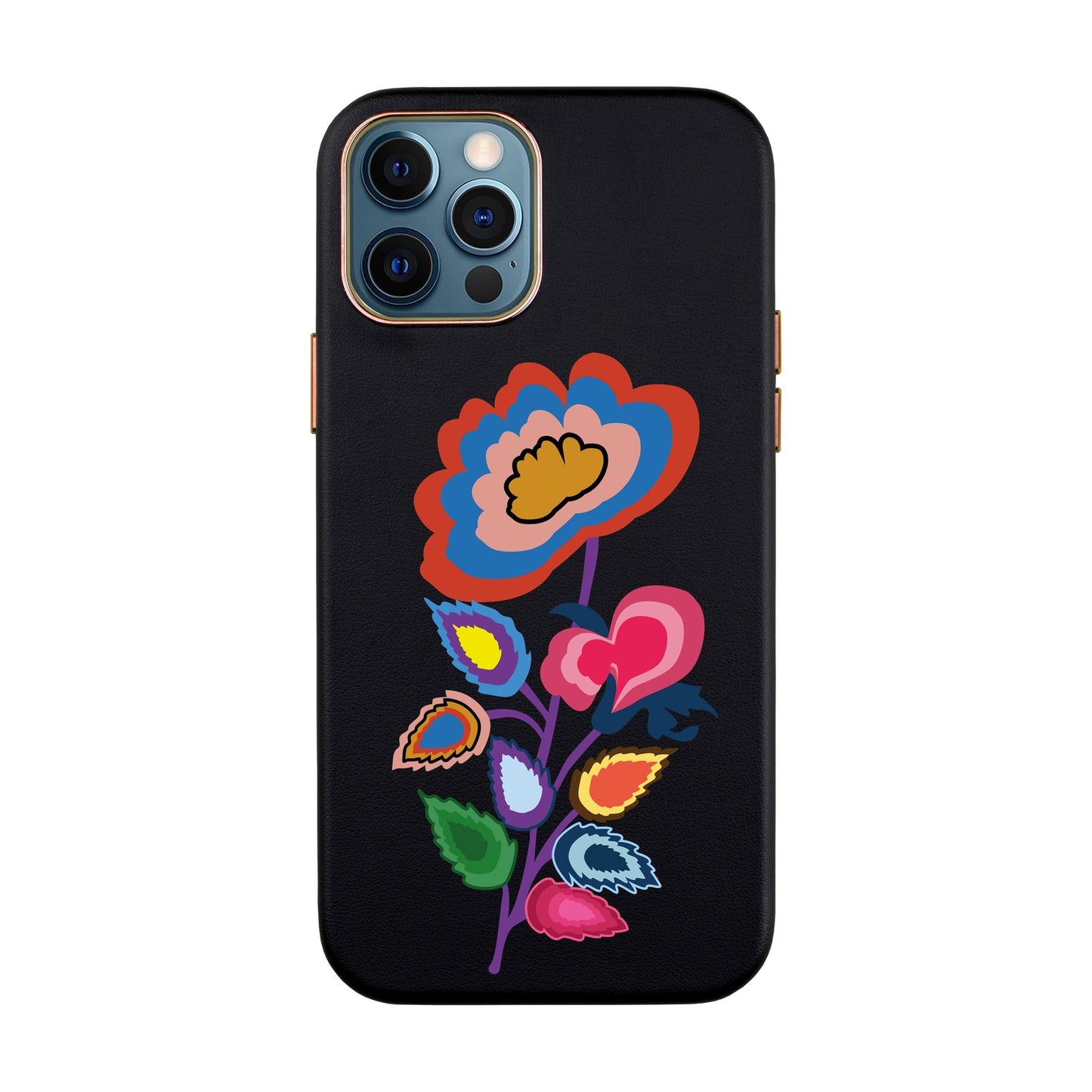 KNITTED FLOWER-iPhone XR Leather Kılıf