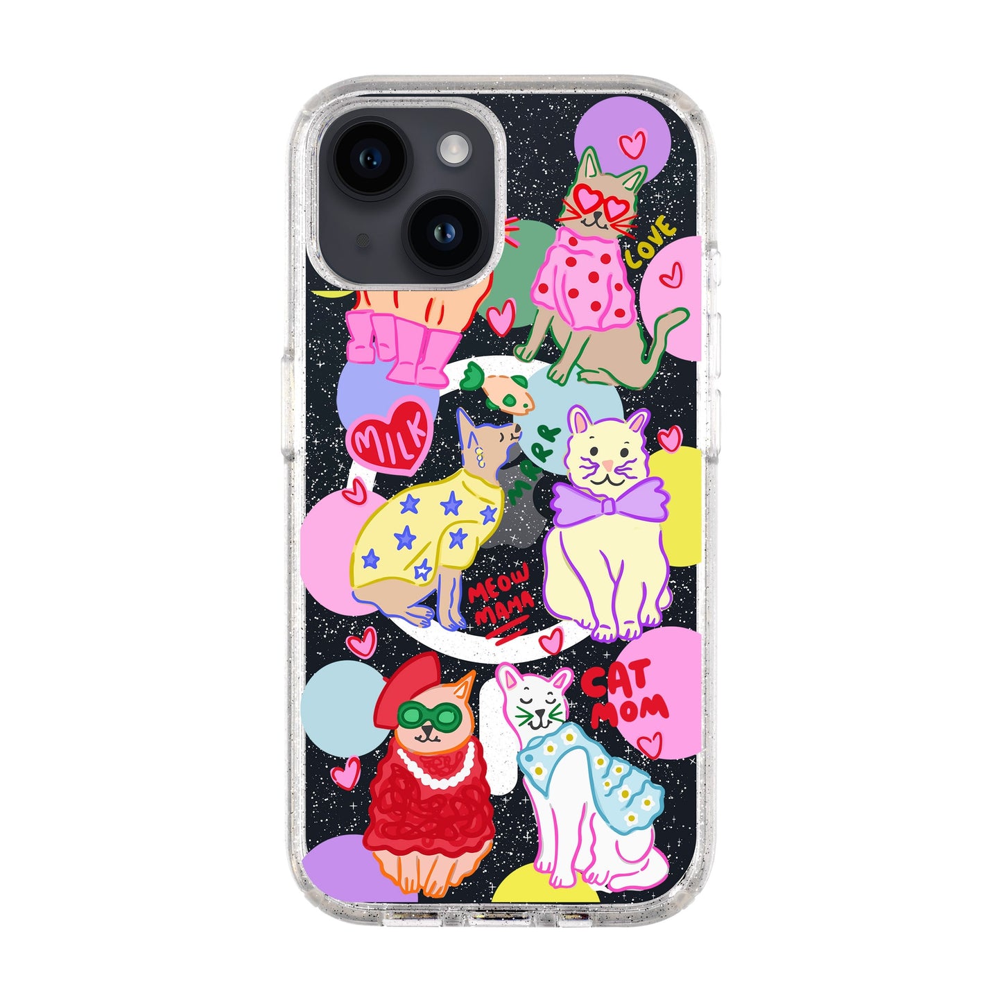 CAT MOM-iPhone 13 Shiny Kılıf MagSafe Özellikli