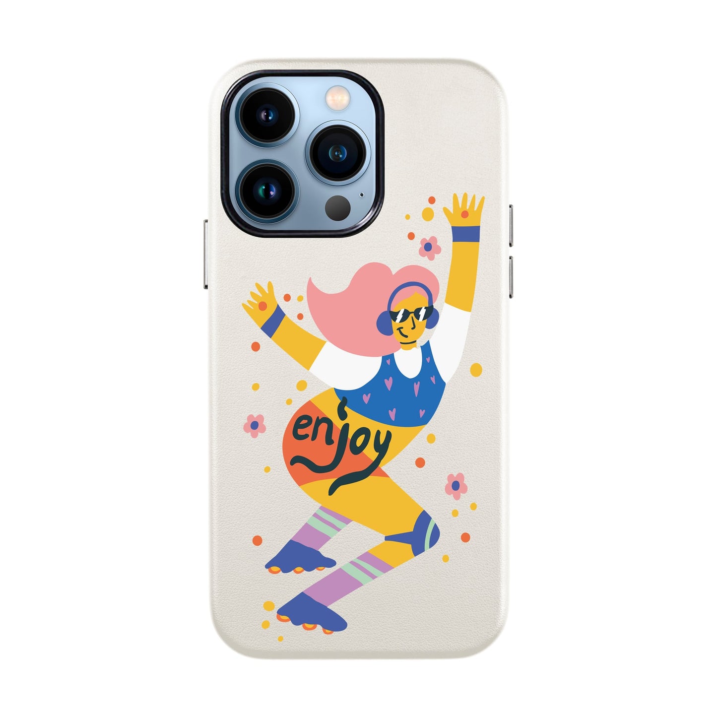 ENJOY-iPhone 14 Leather Kılıf