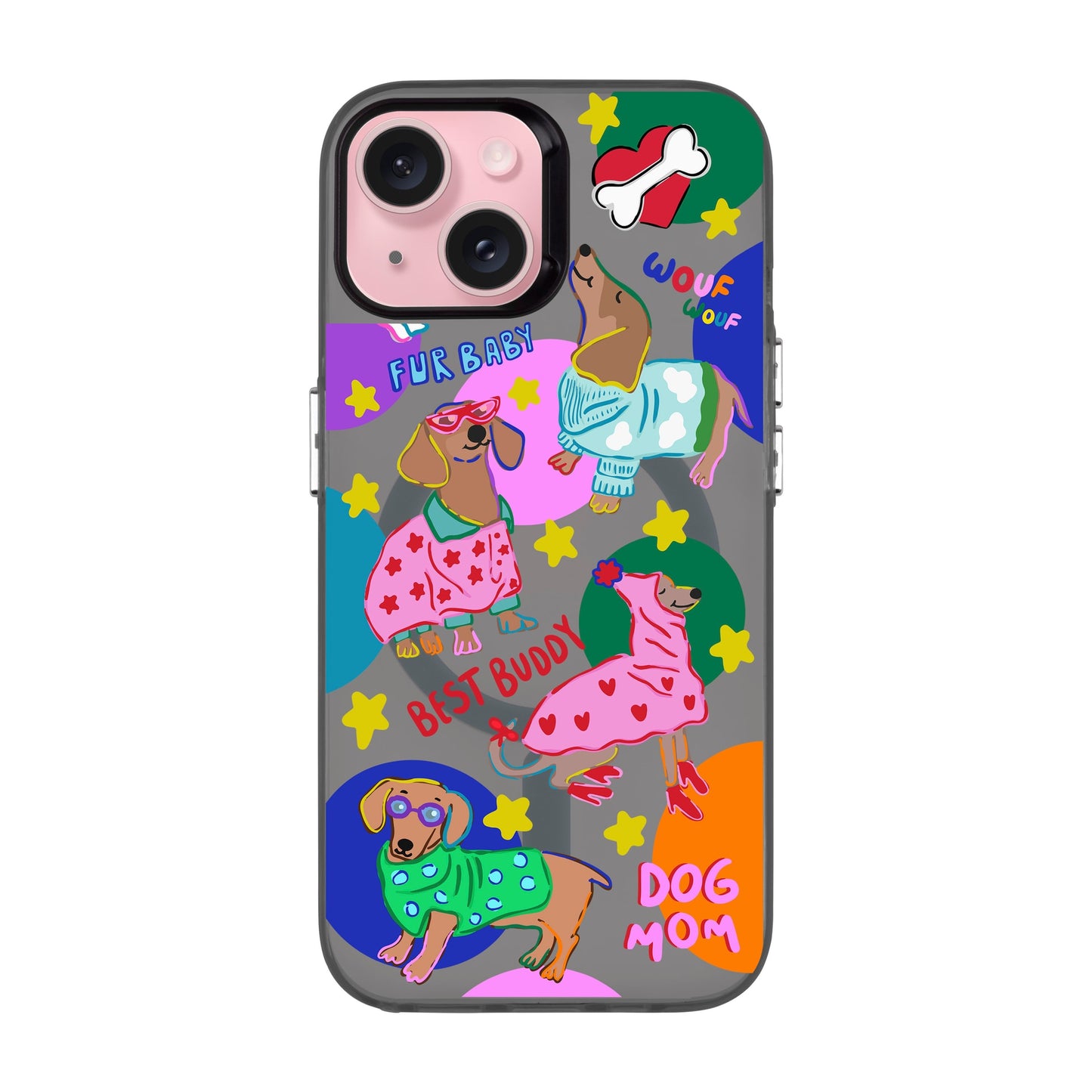DOG MOM-iPhone 15 Hold Kılıf MagSafe Özellikli