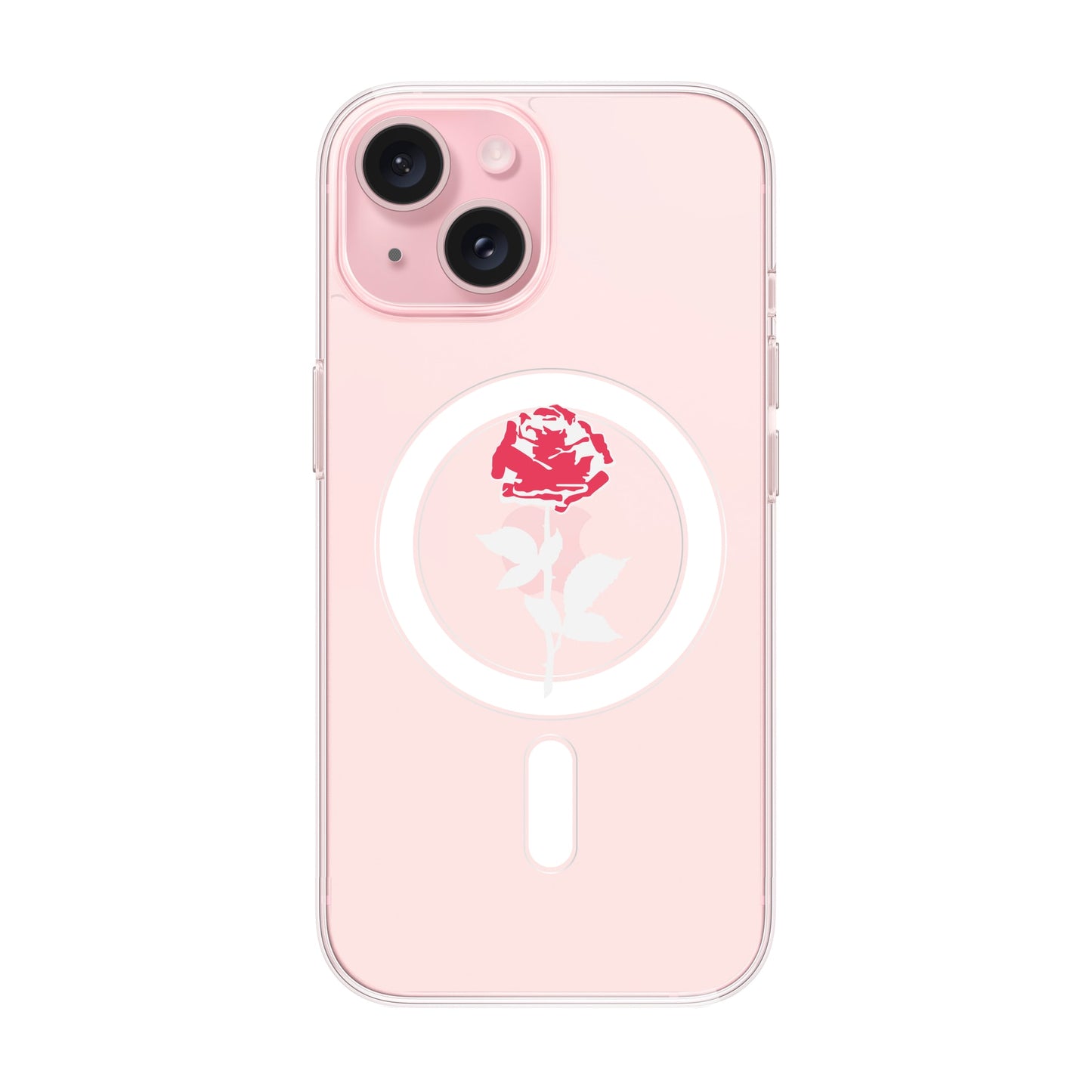 NATUREL ROSE-iPhone 15 Solid Kılıf MagSafe Özellikli