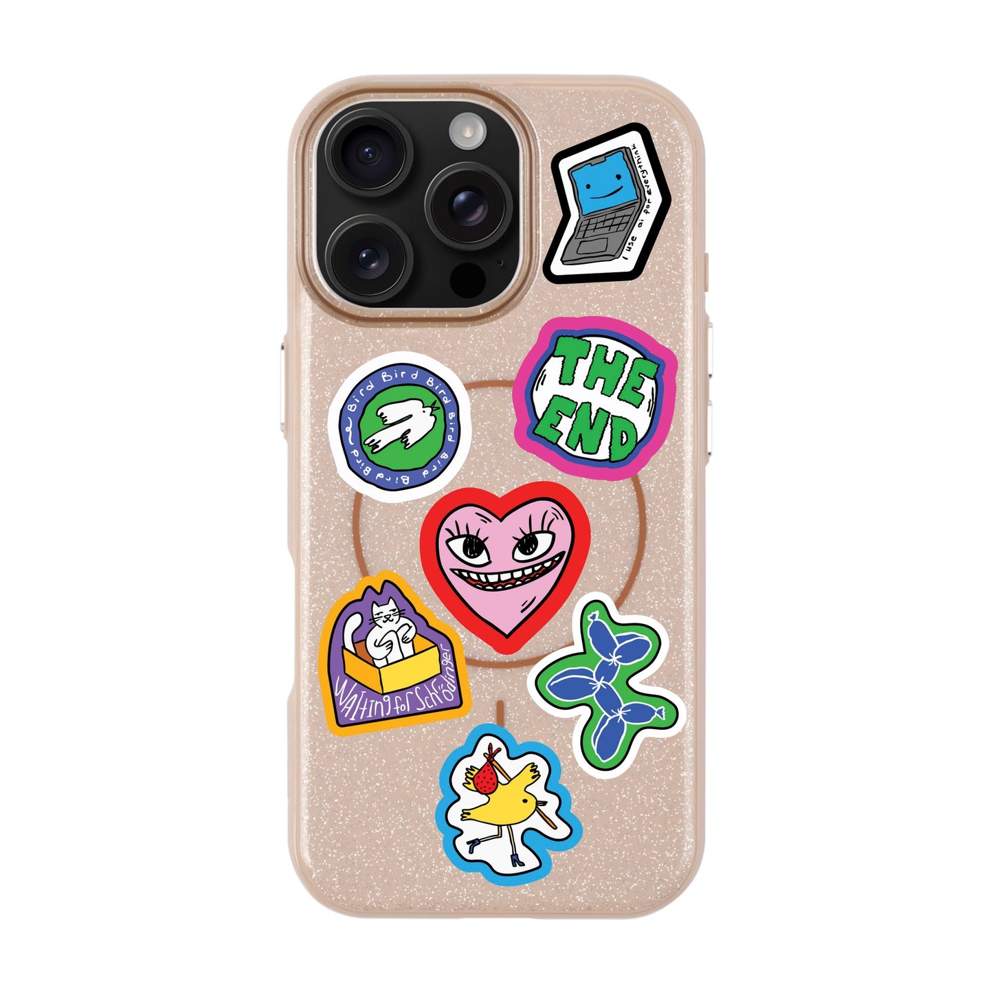 TŌTEN STICKERZ-iPhone 16 Pro Max Radiant Kılıf MagSafe Özellikli