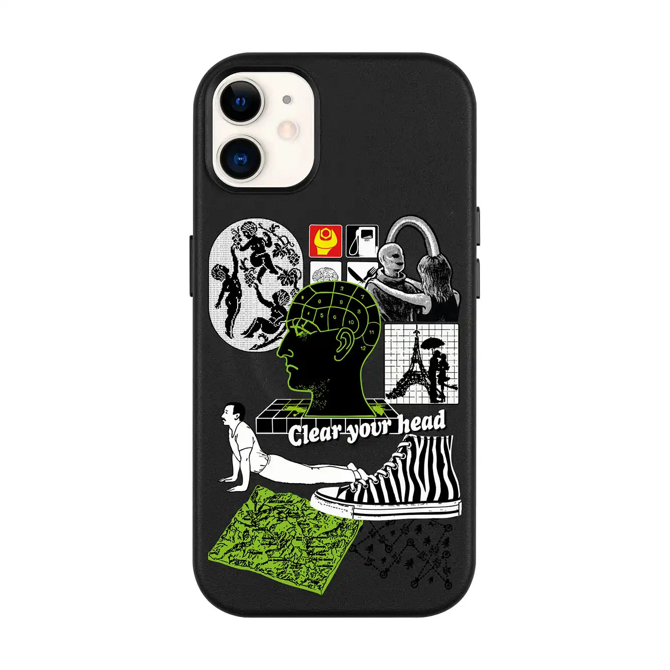 CLEAR YOUR HEAD-iPhone 11 Leather Kılıf MagSafe Özellikli