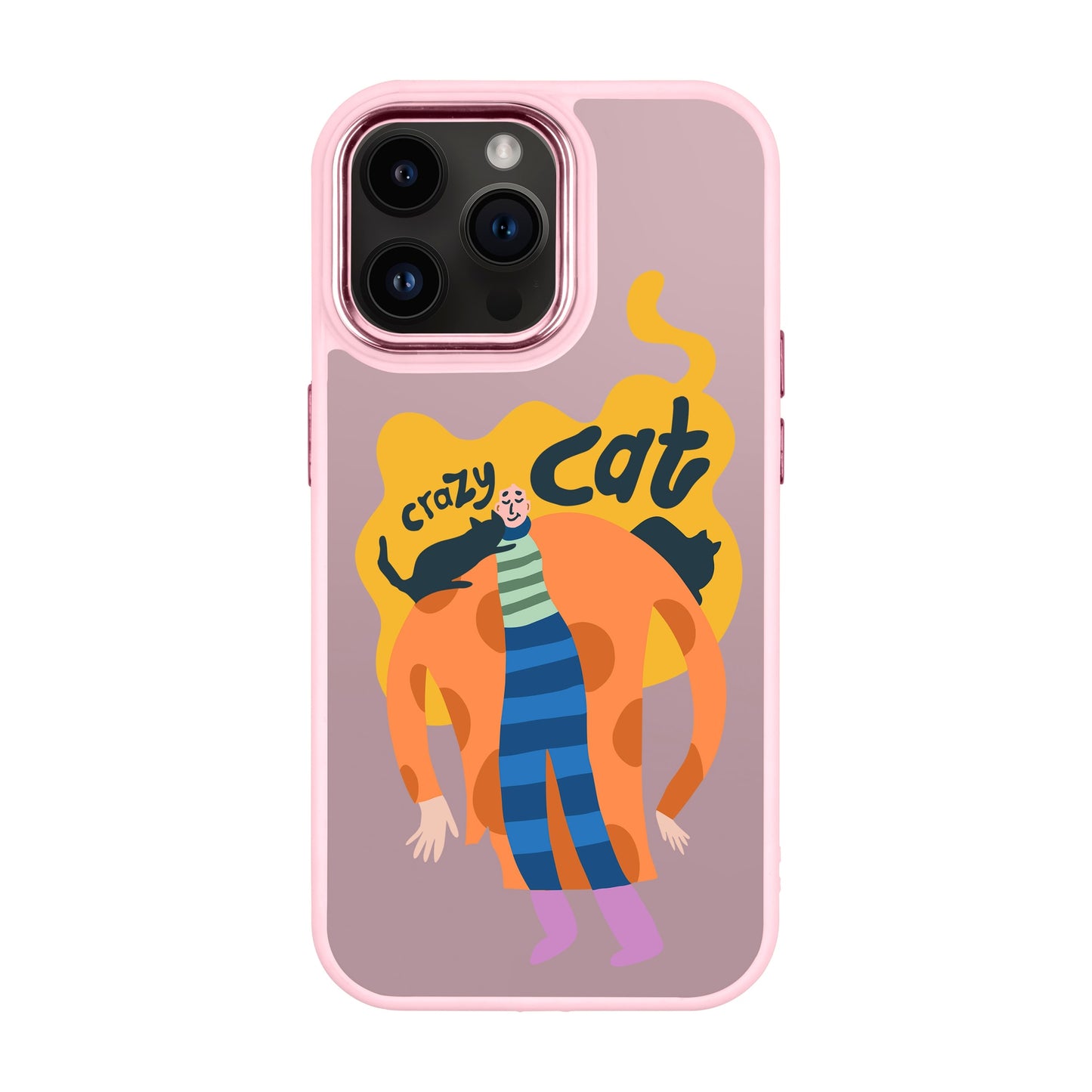 CRAZY CAT-iPhone 14 Pro Max Proof Kılıf