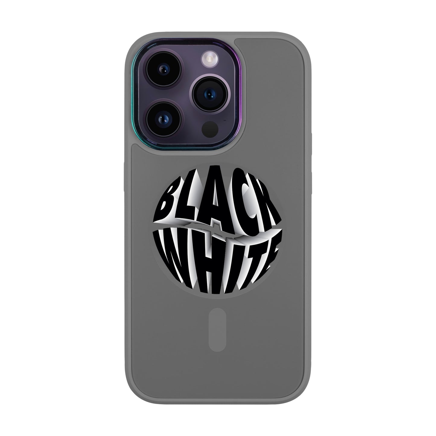 BLACK WHITE-iPhone 12 Pro Vigor Kılıf MagSafe Özellikli