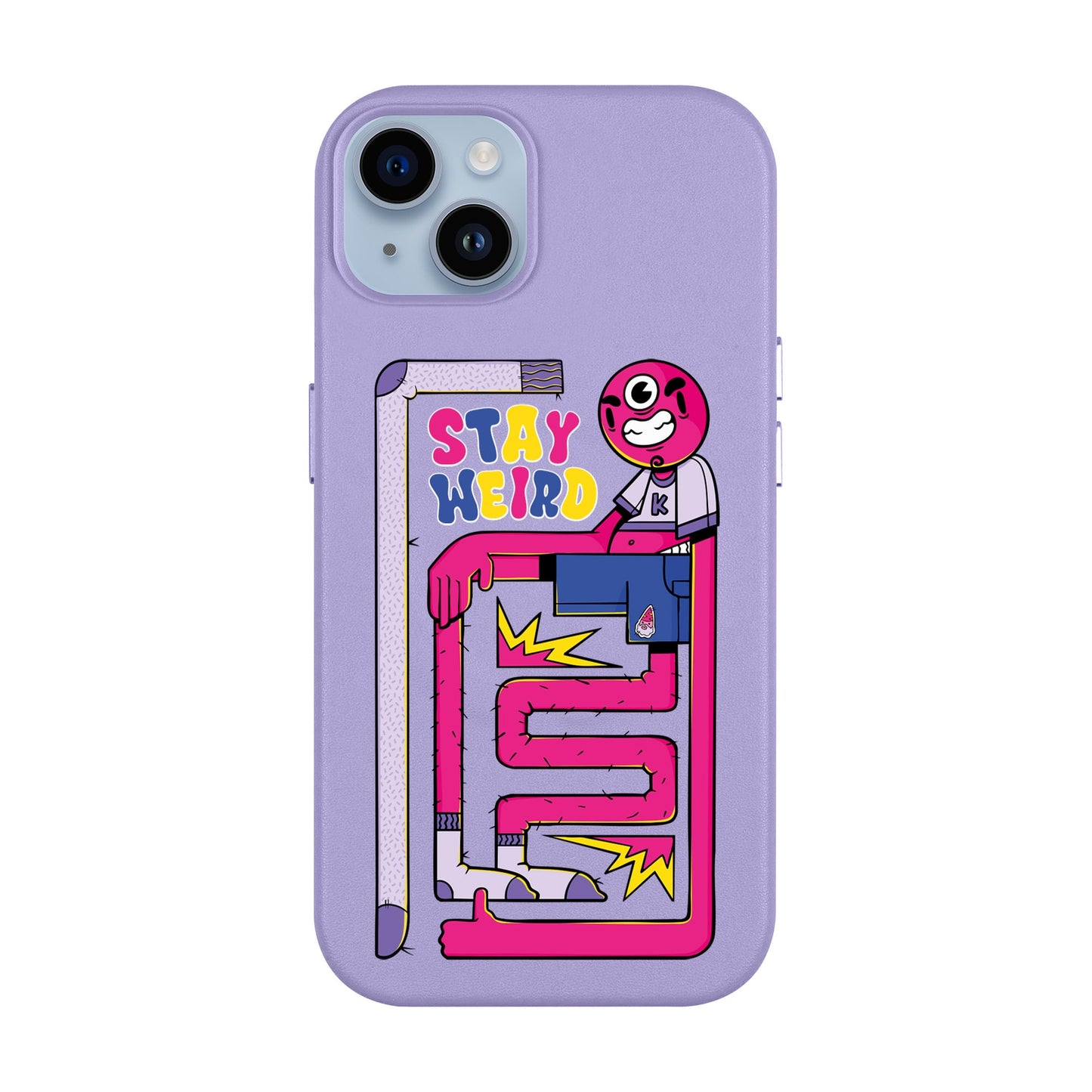 OG TOOTHY-iPhone 14 Plus Leather Kılıf MagSafe Özellikli