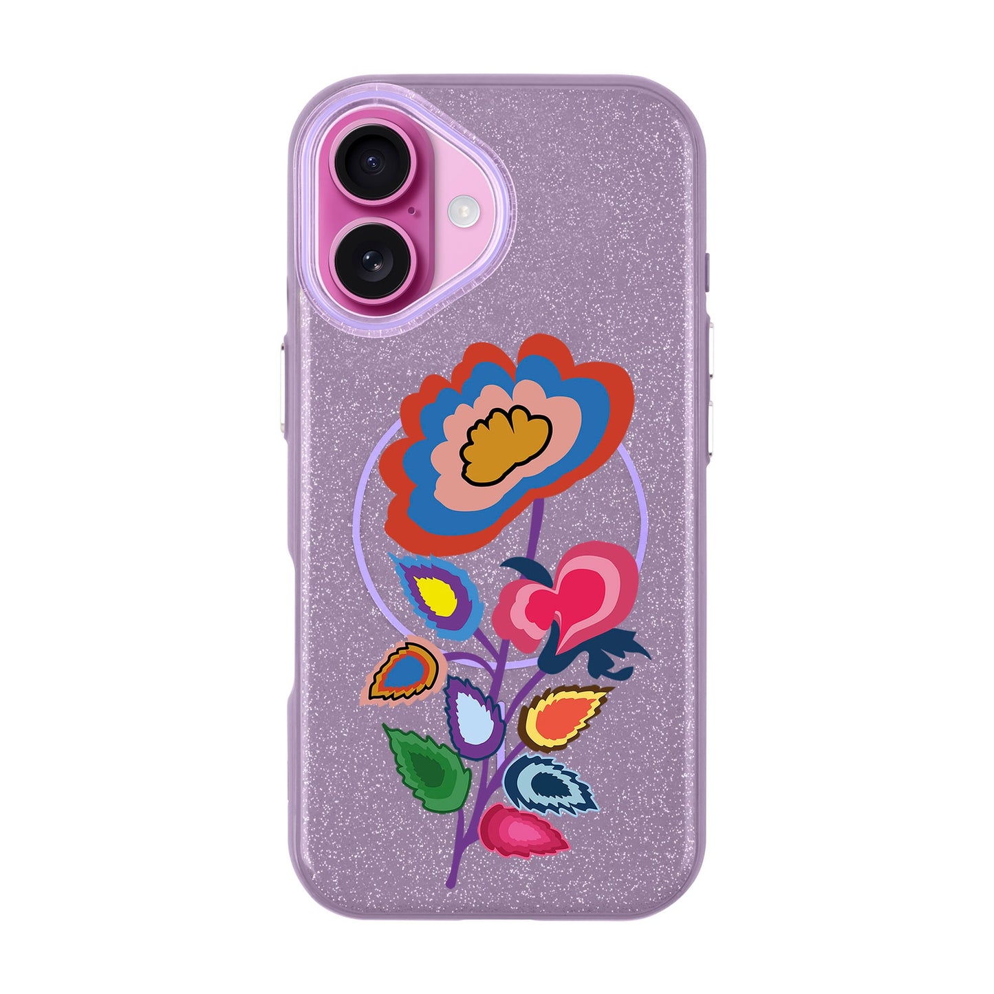 KNITTED FLOWER-iPhone 16 Plus Radiant Kılıf MagSafe Özellikli