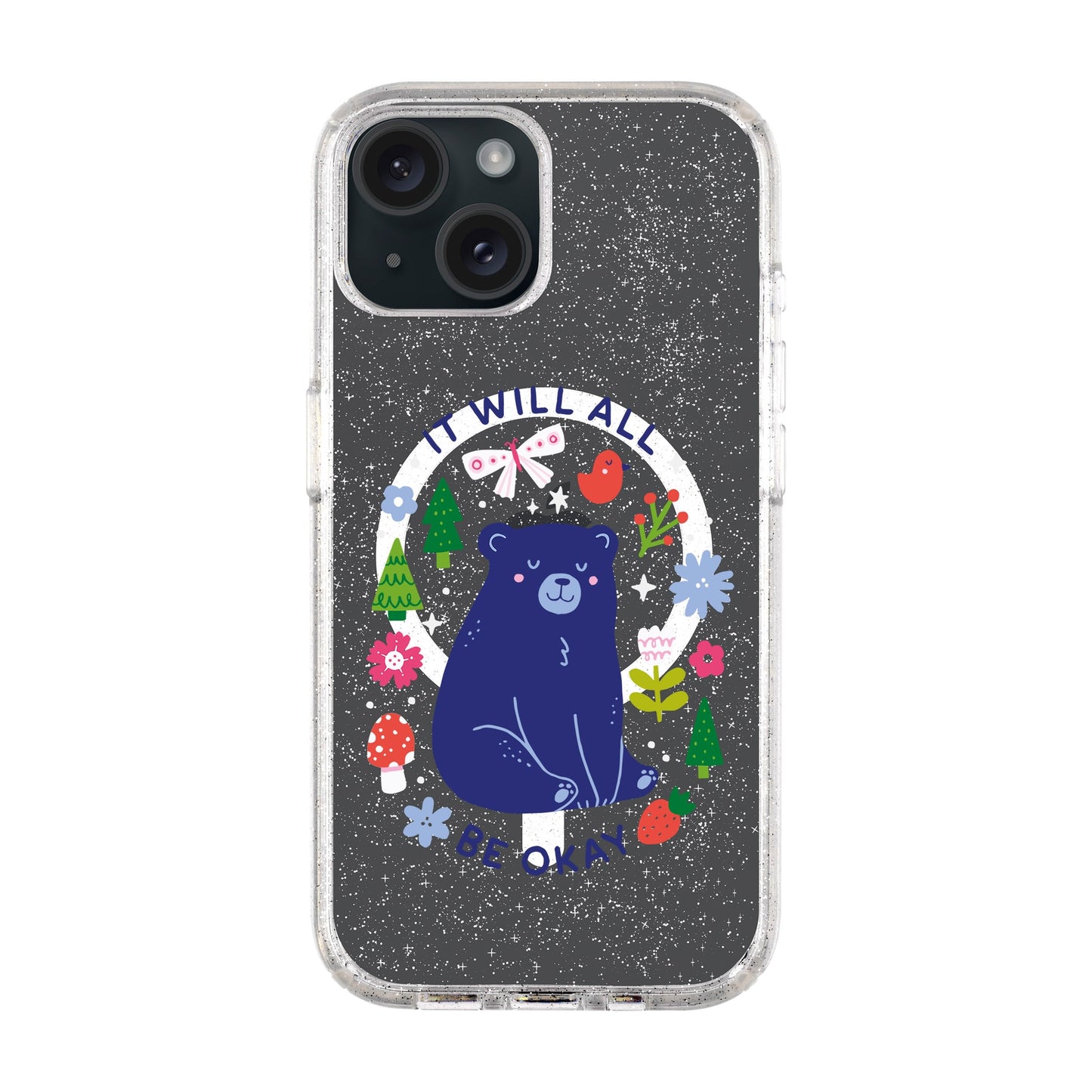 BE OKAY-iPhone 15 Plus Shiny Kılıf MagSafe Özellikli