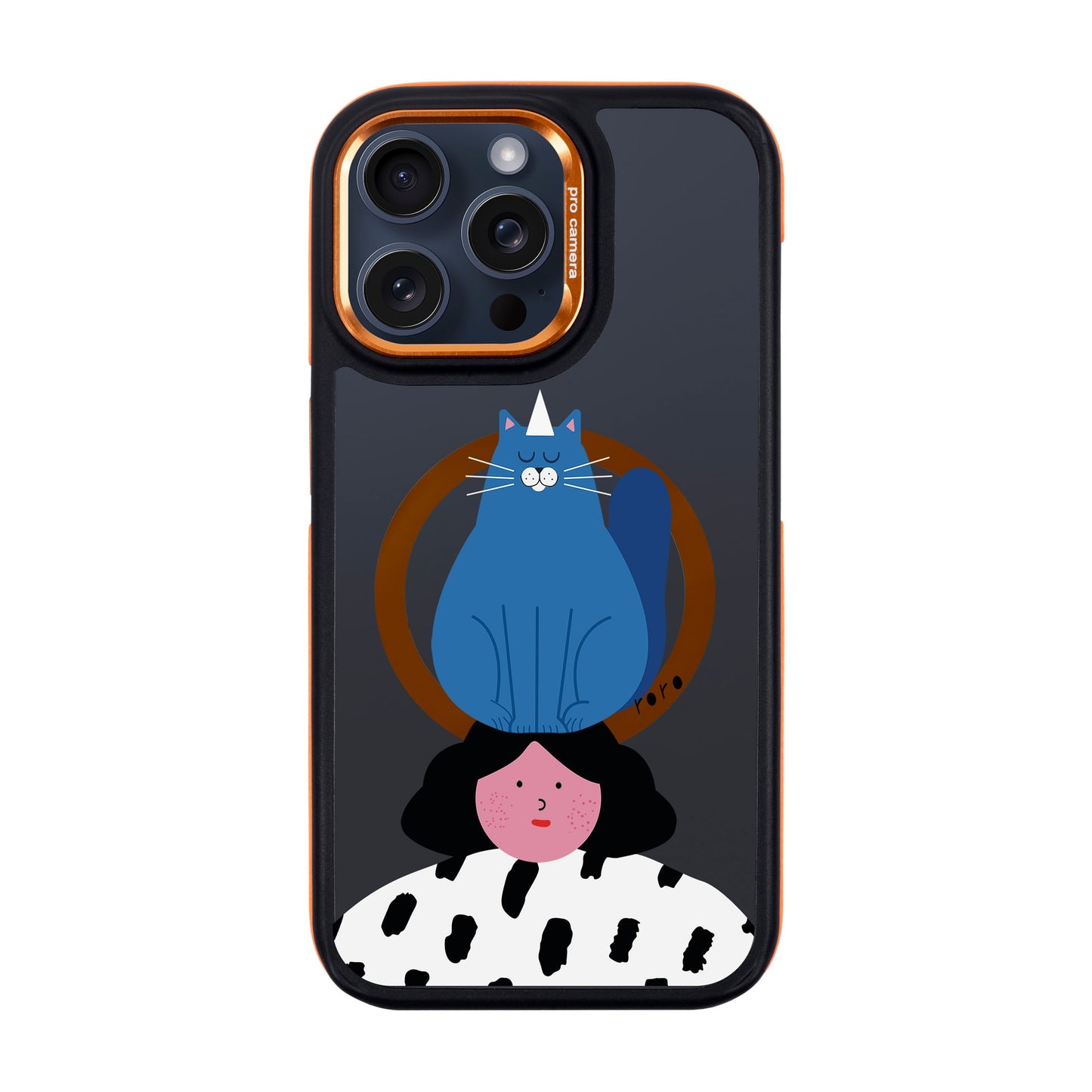 NAUGHTY CAT-iPhone 15 Pro Max Dark Kılıf MagSafe Özellikli