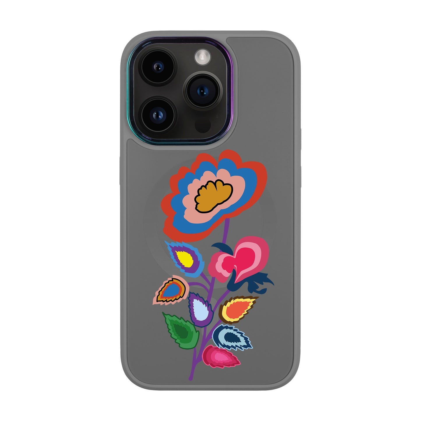 KNITTED FLOWER-iPhone 13 Pro Vigor Kılıf MagSafe Özellikli