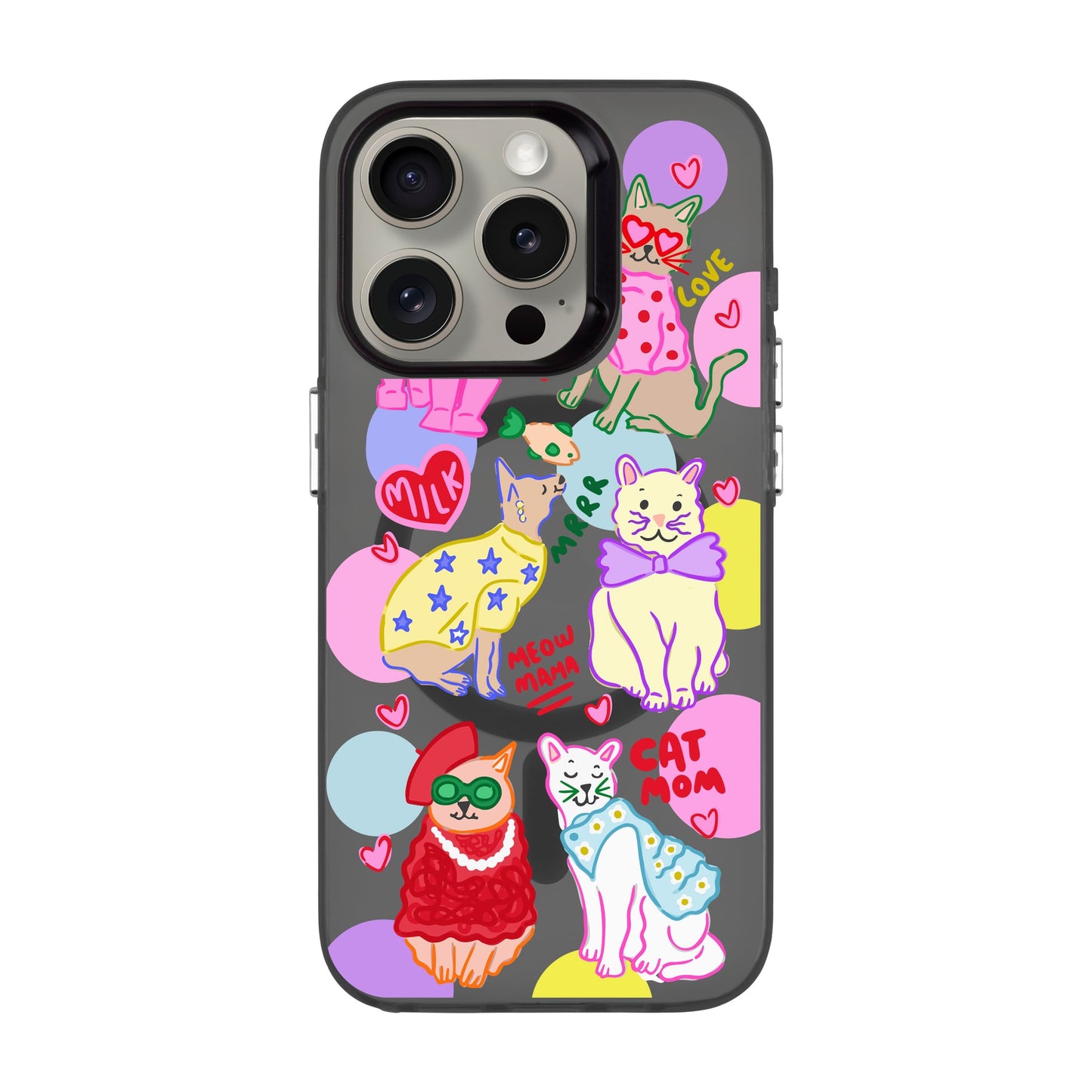 CAT MOM-iPhone 15 Pro Hold Kılıf MagSafe Özellikli