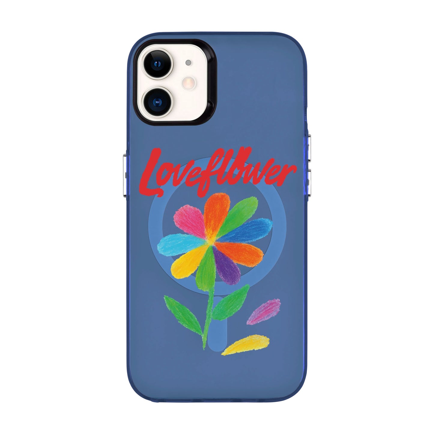 LOVE FLOWER-iPhone 11 Hold Kılıf MagSafe Özellikli