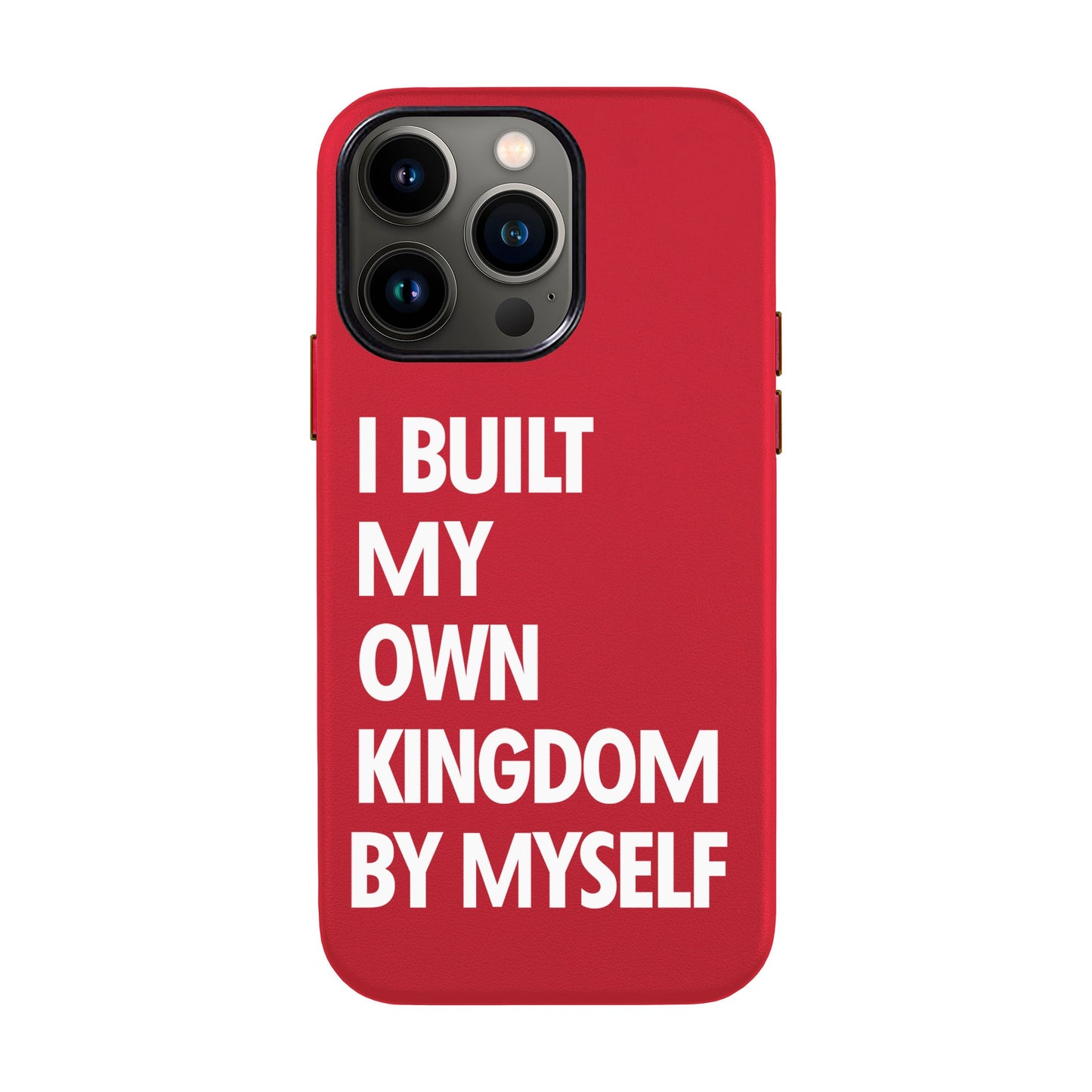 KINGDOM-iPhone 13 Pro Max Leather Kılıf