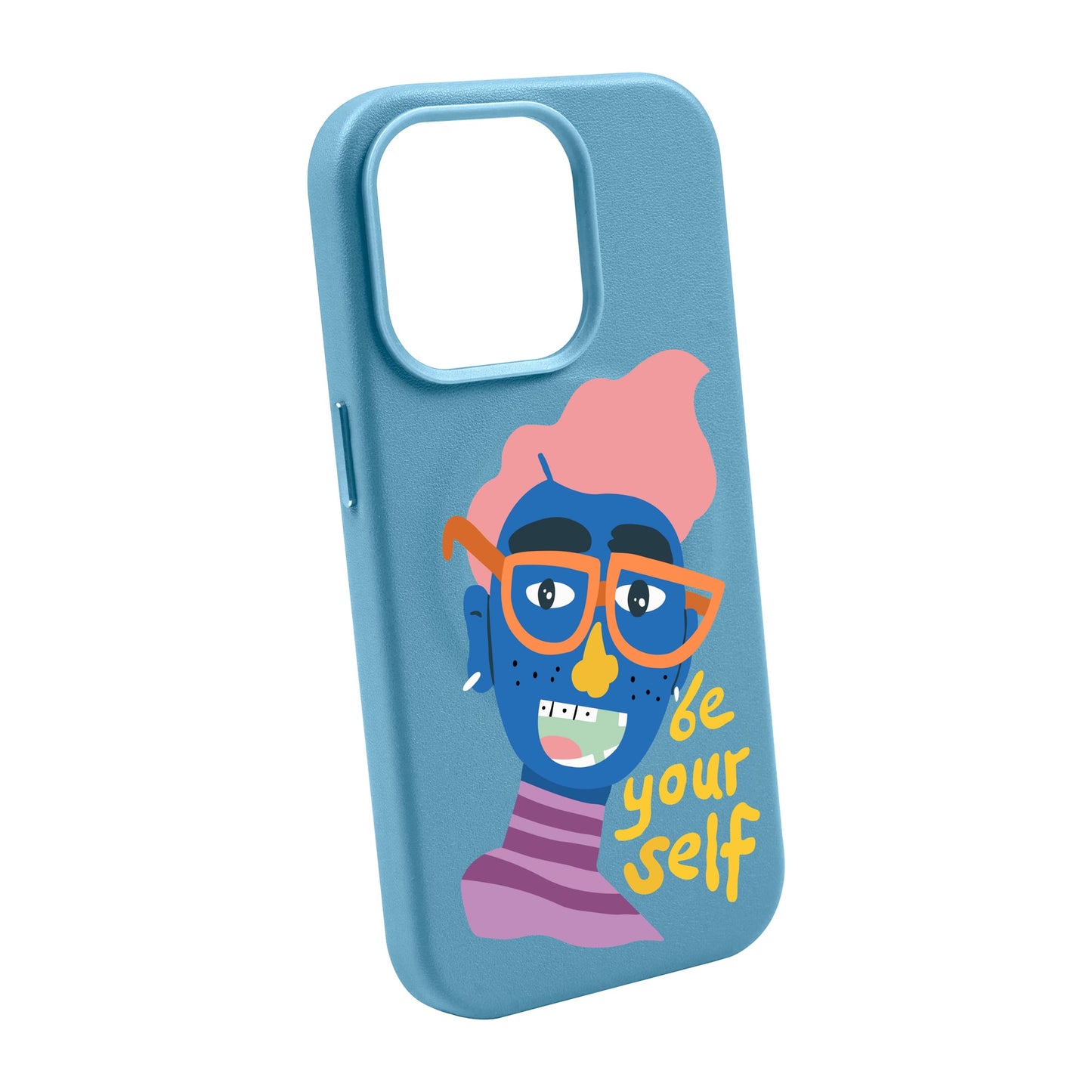 BE YOUR SELF-iPhone 13 Leather Kılıf MagSafe Özellikli