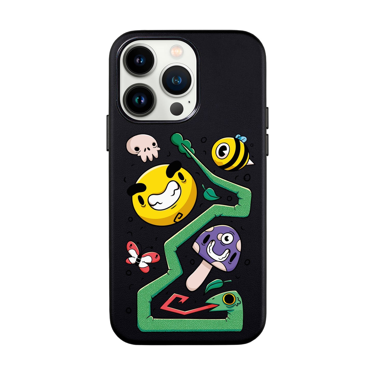 NADUR-iPhone 13 Pro Max Leather Kılıf