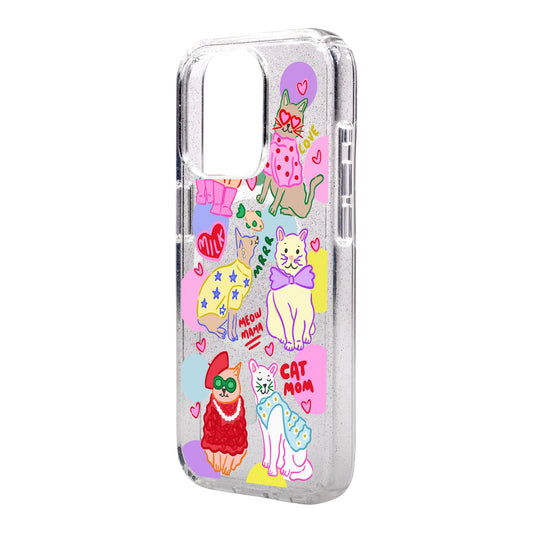 CAT MOM-iPhone 15 Pro Max Shiny Kılıf MagSafe Özellikli