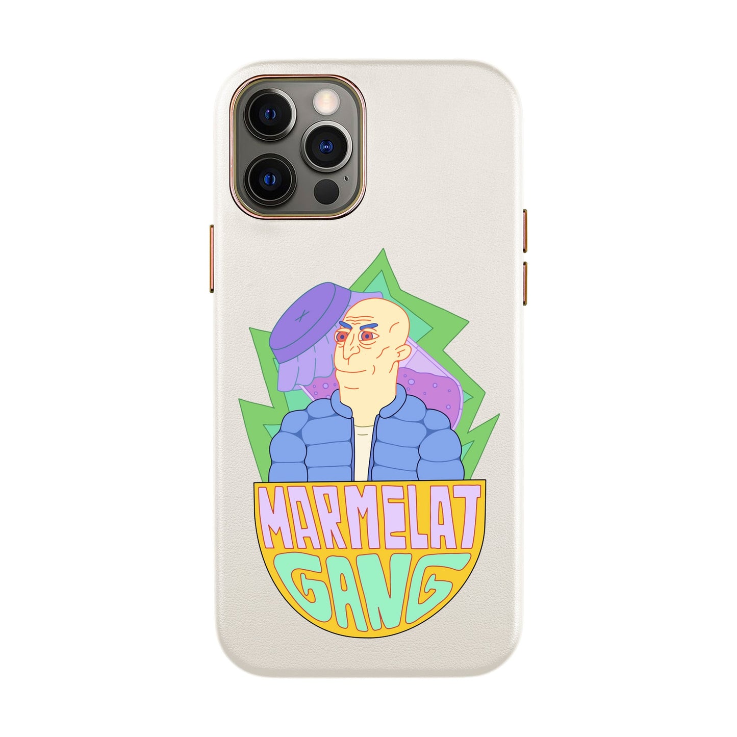 MARMELAT GANG-iPhone 12 Pro Max Leather Kılıf