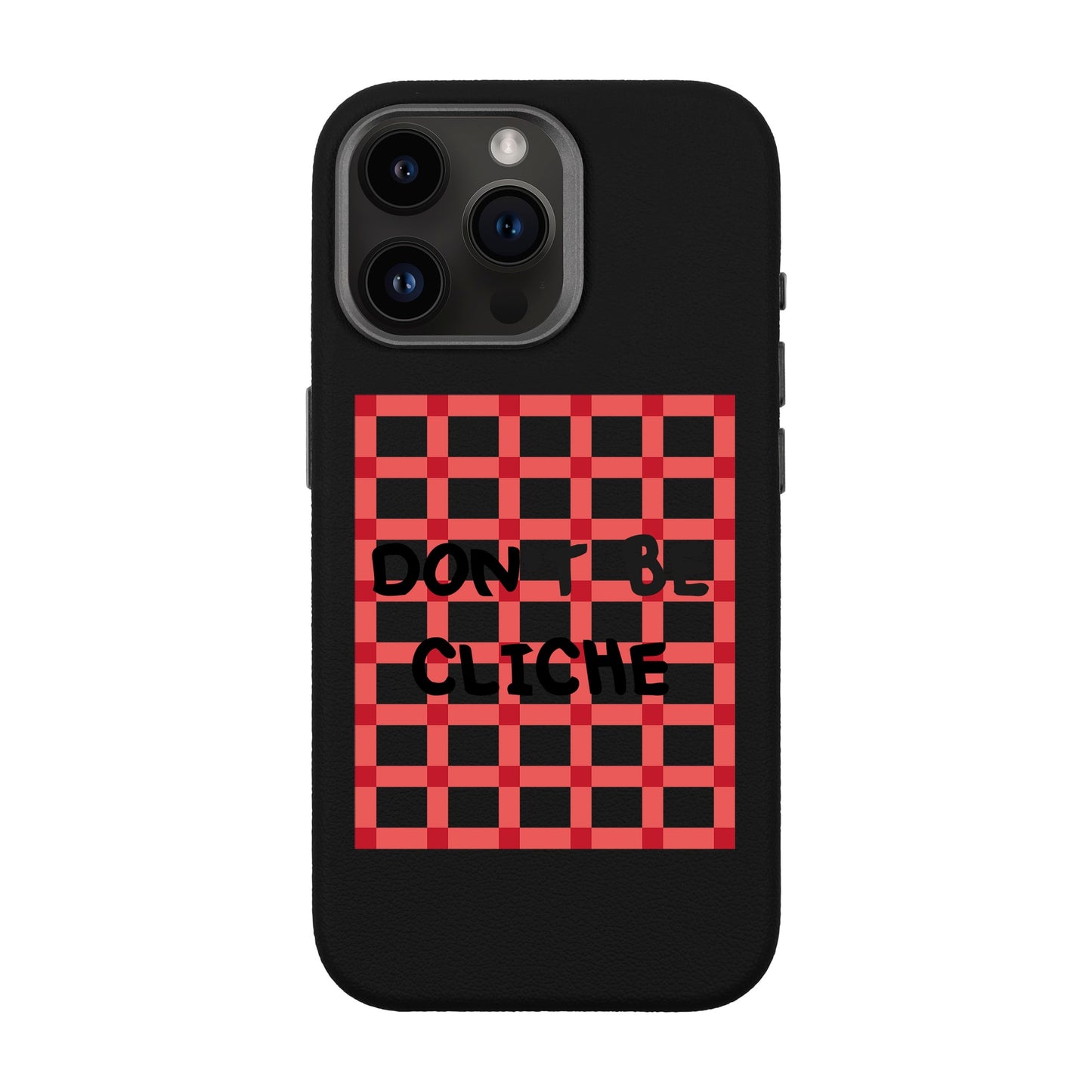 DON'T BE CLICHE-iPhone 14 Pro Max Leather Premium Kılıf MagSafe Özellikli