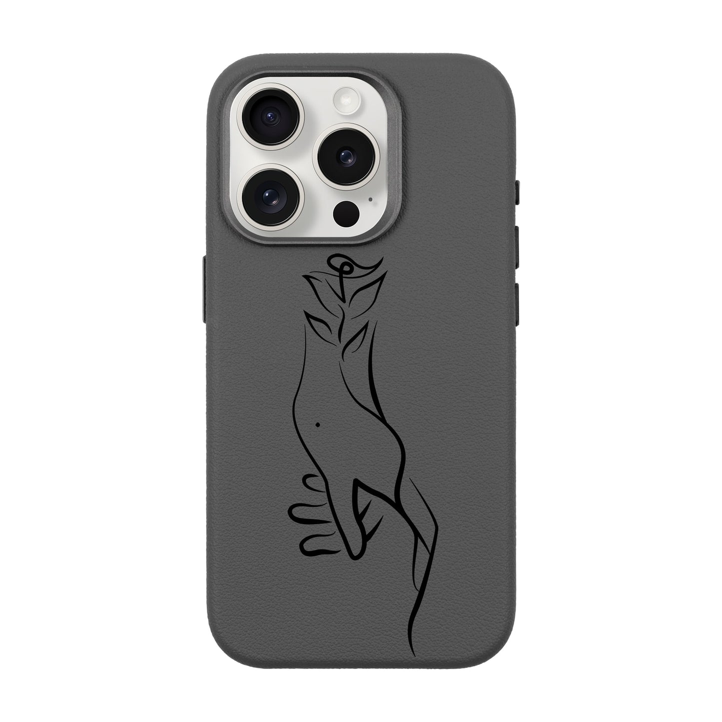 TOUCH-iPhone 15 Pro Leather Premium Kılıf MagSafe Özellikli
