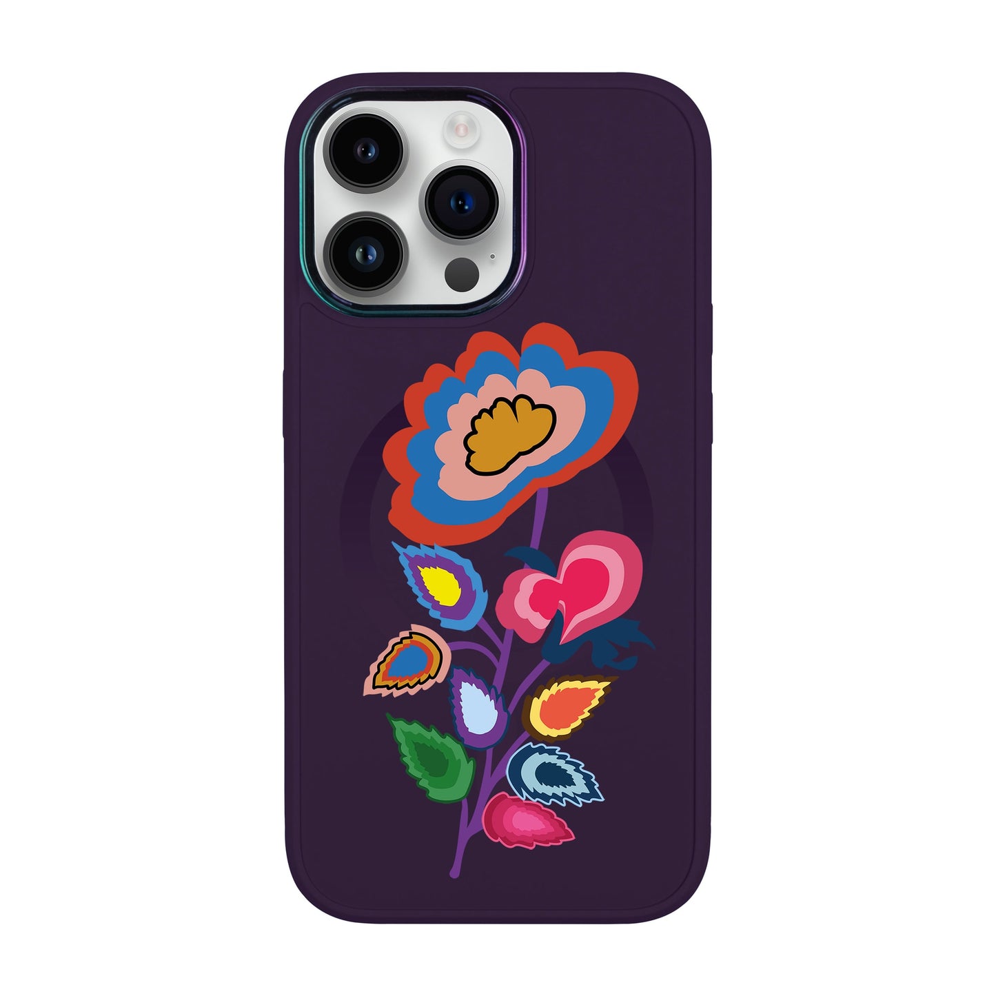 KNITTED FLOWER-iPhone 14 Pro Max Vigor Kılıf MagSafe Özellikli