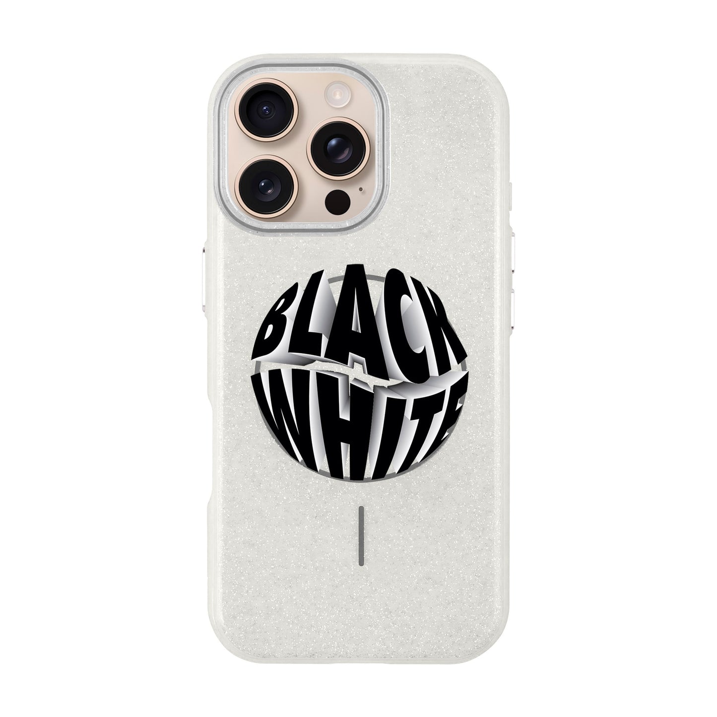 BLACK WHITE-iPhone 16 Pro Max Radiant Kılıf MagSafe Özellikli
