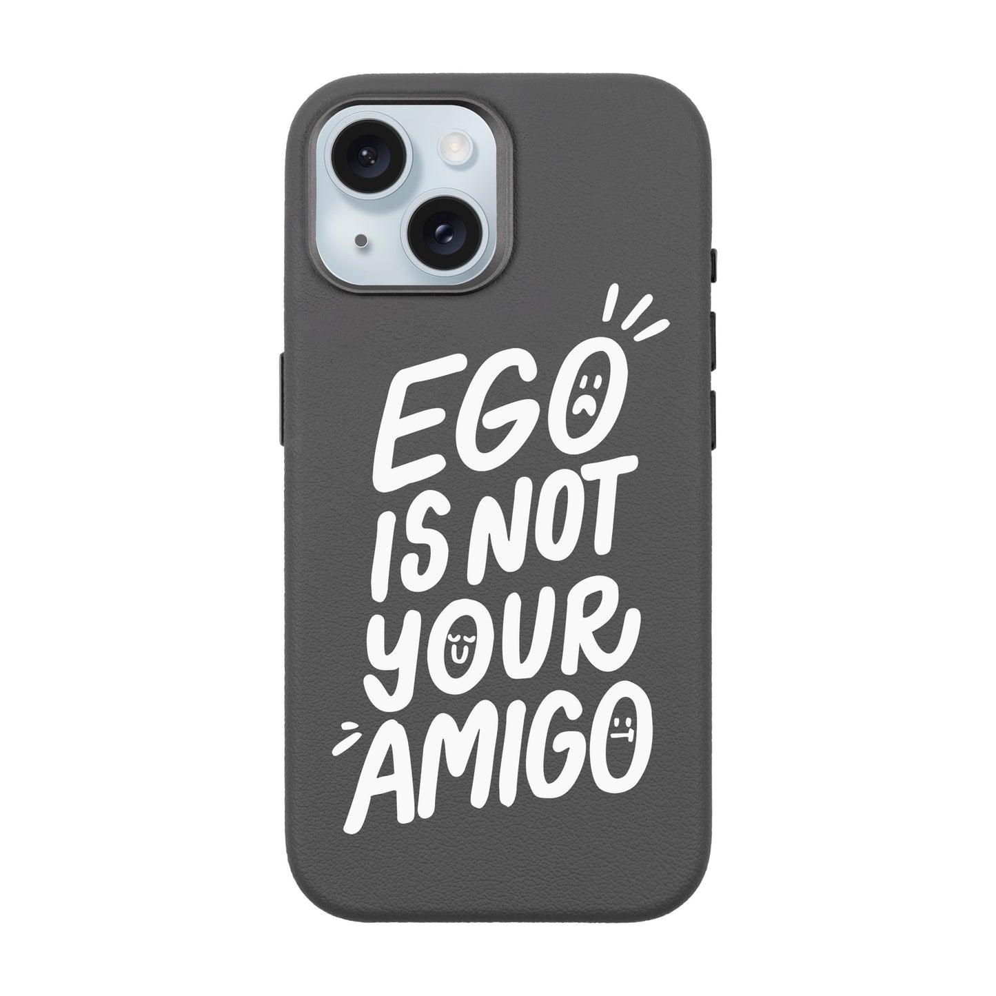 EGO-iPhone 15 Leather Premium Kılıf MagSafe Özellikli