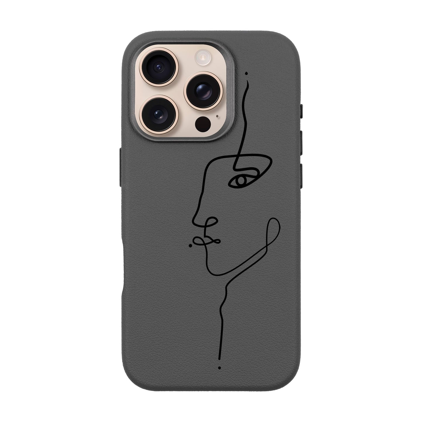 FACE-iPhone 16 Pro Leather Premium Kılıf MagSafe Özellikli