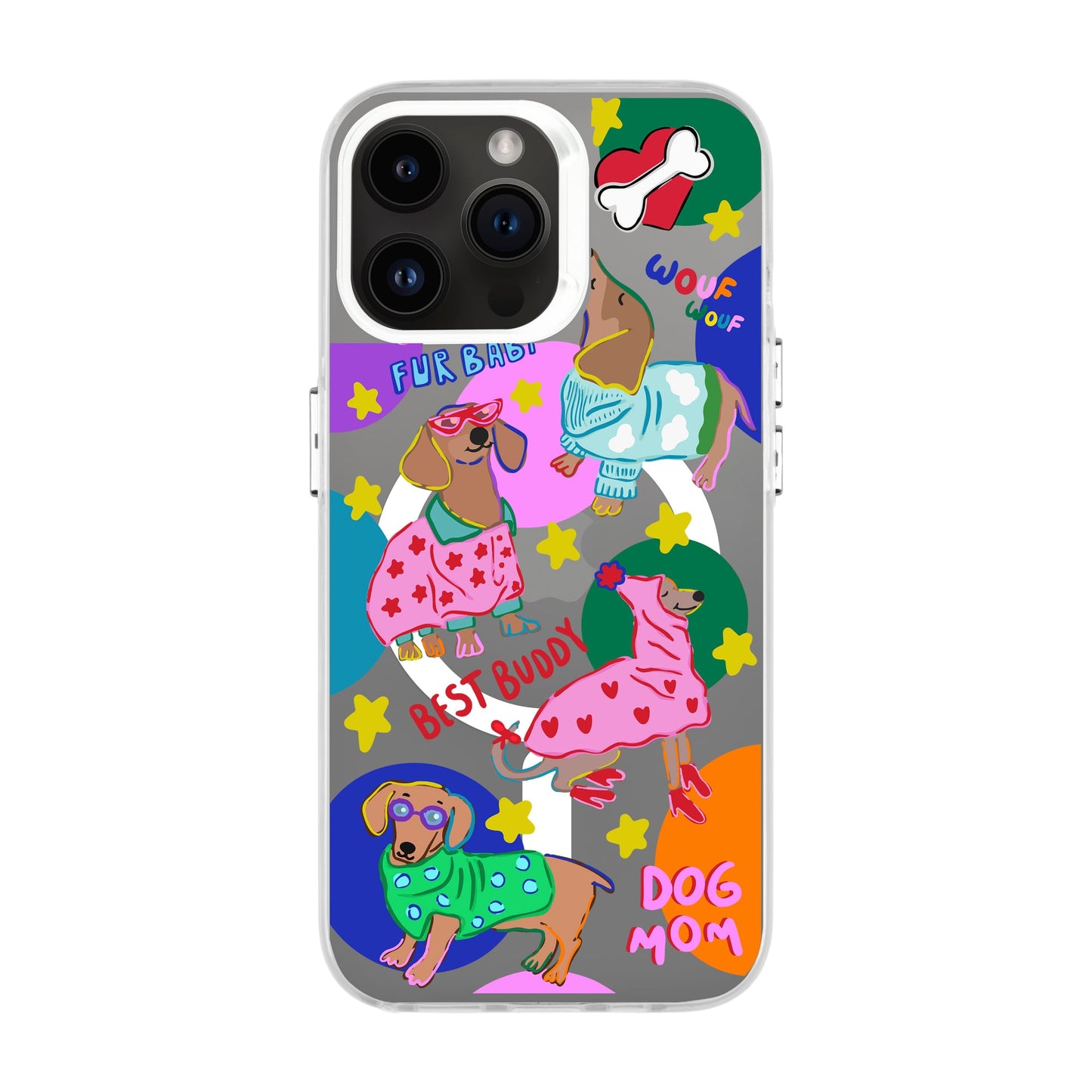 DOG MOM-iPhone 14 Pro Max Hold Kılıf MagSafe Özellikli