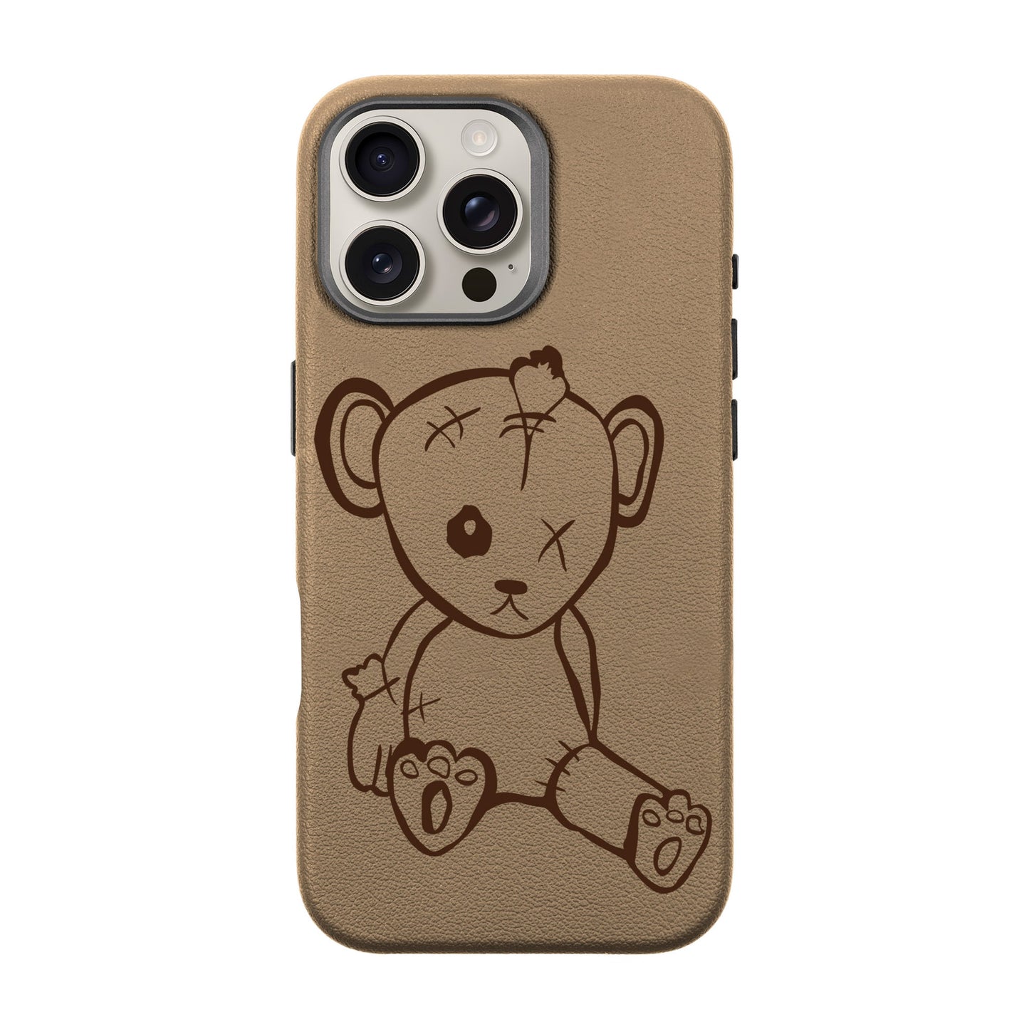 BABY BEAR-iPhone 16 Pro Max Leather Premium Kılıf MagSafe Özellikli