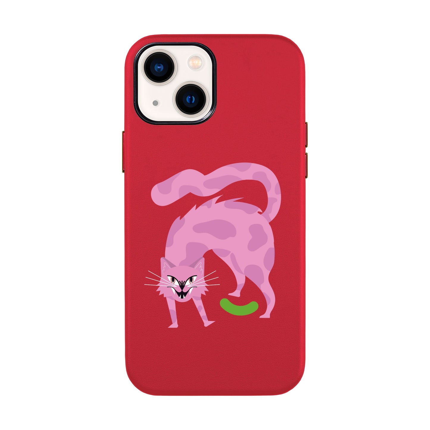 GRUMBLEPAWS-iPhone 14 Leather Kılıf