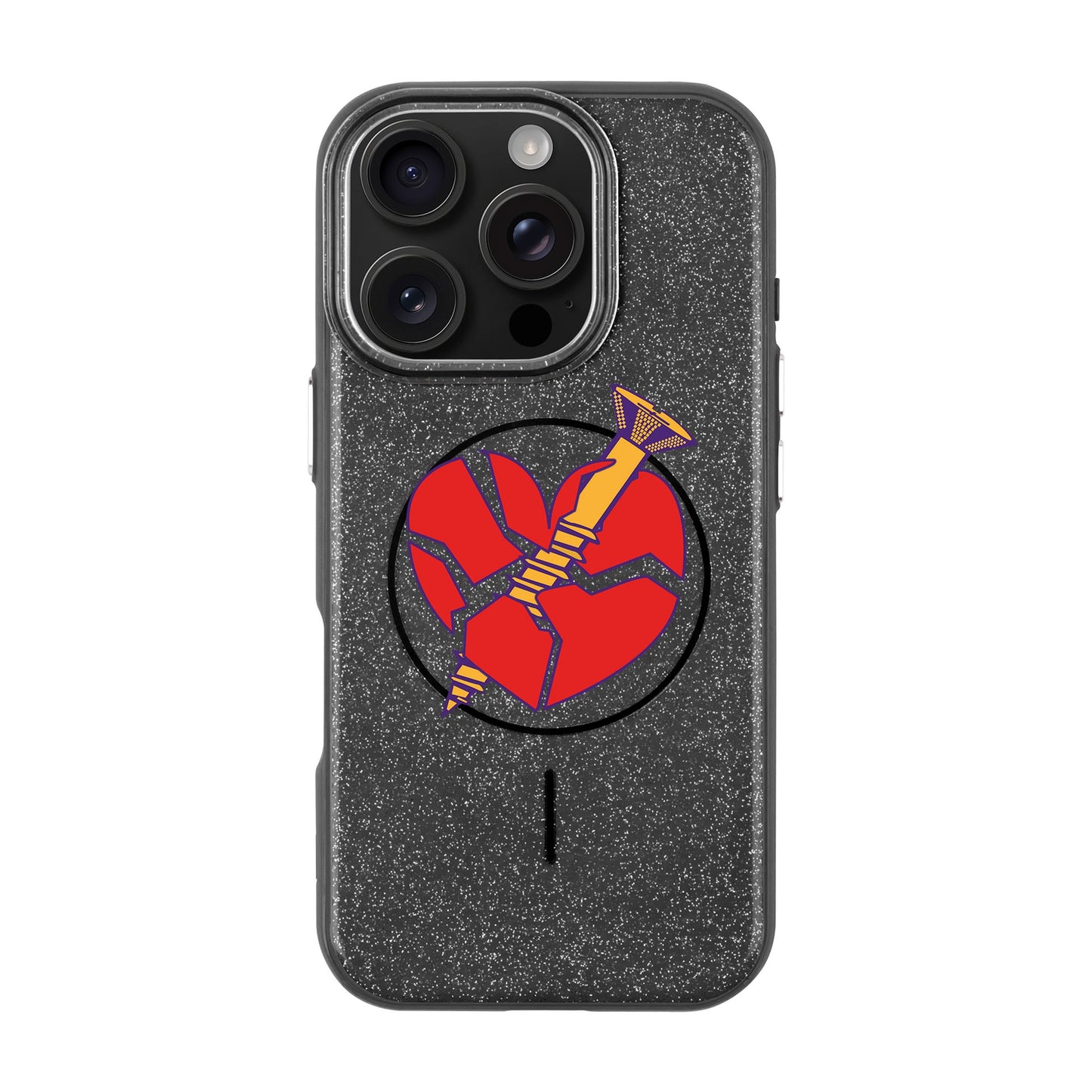 BROKEN HEART-iPhone 16 Pro Radiant Kılıf MagSafe Özellikli