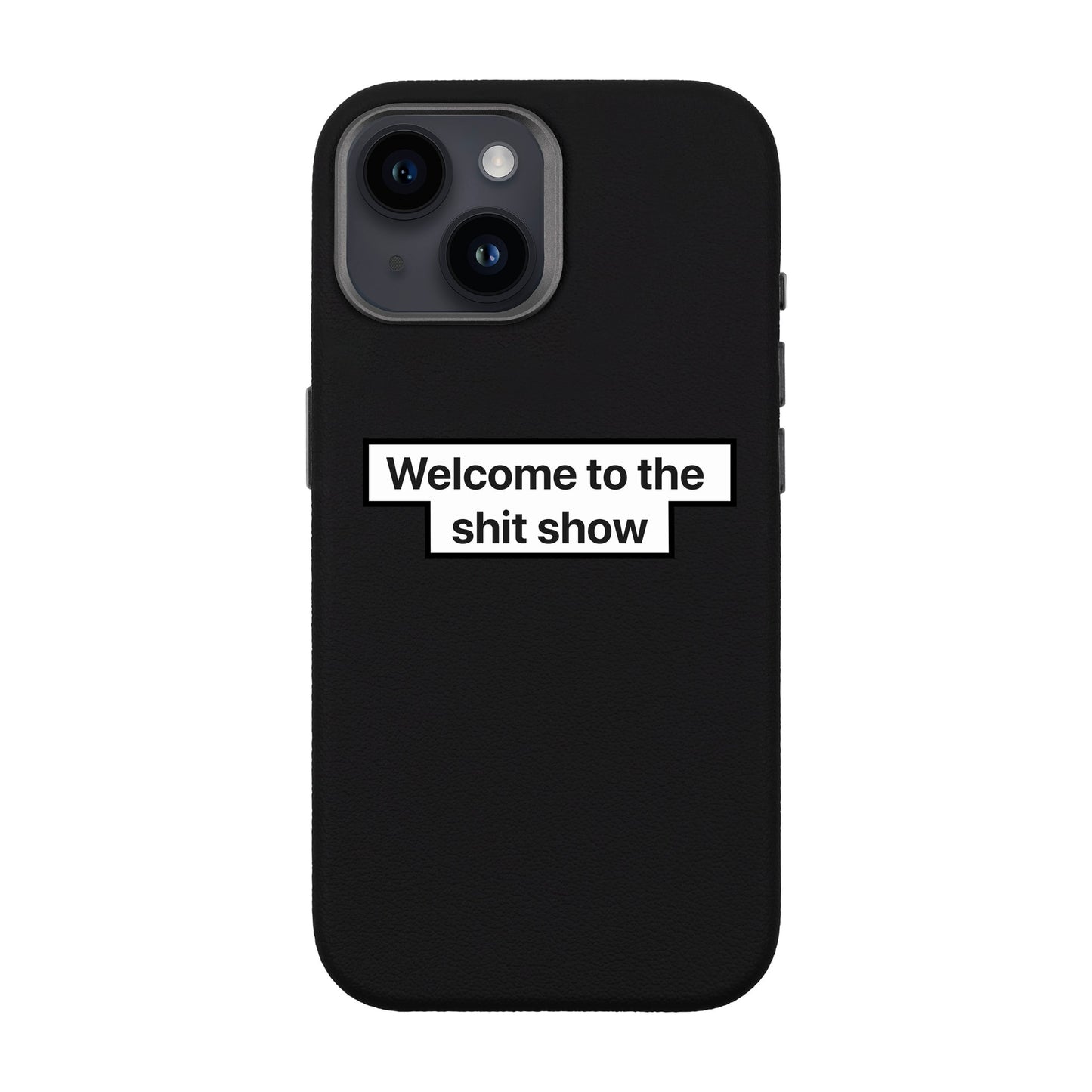 WELCOME-iPhone 14 Leather Premium Kılıf MagSafe Özellikli